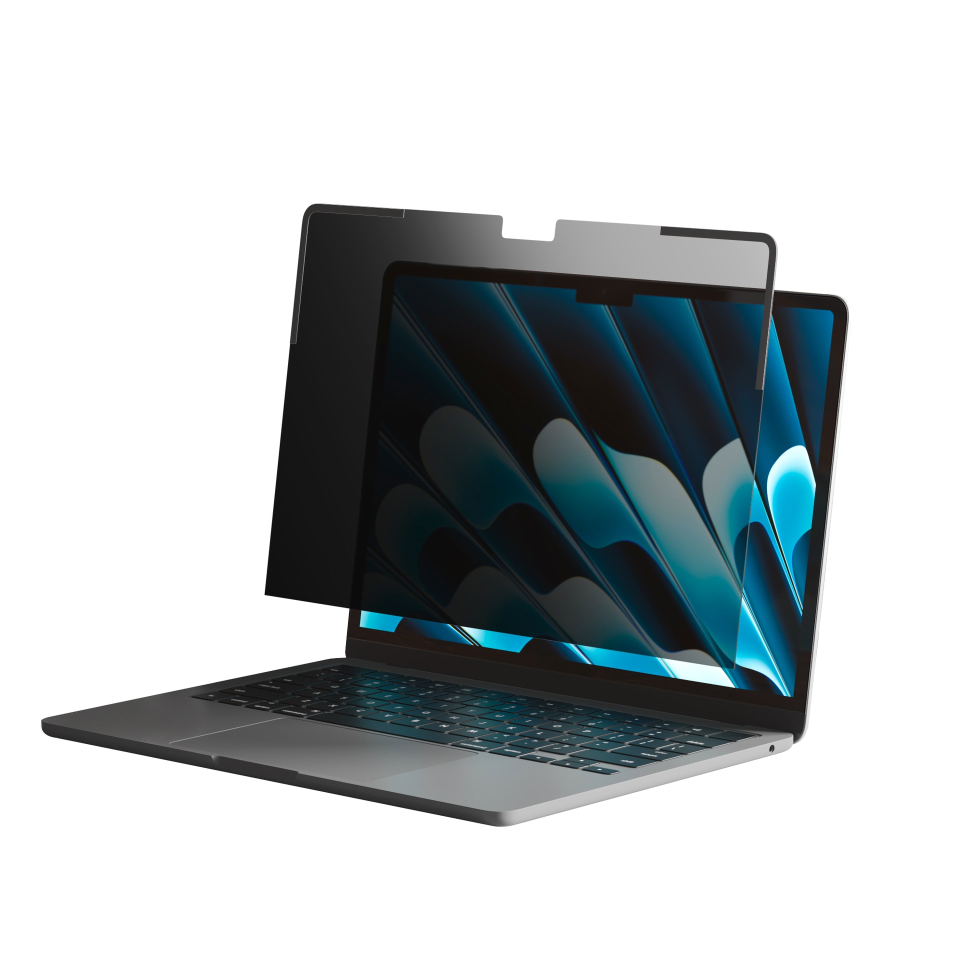 Targus Displayschutzglas »Magnetic Privacy Screen«, für Apple MacBook Air 13.6, Blickschutzfolie, Schutzfolie, Bildschirmschutz, kratz- & stossfest