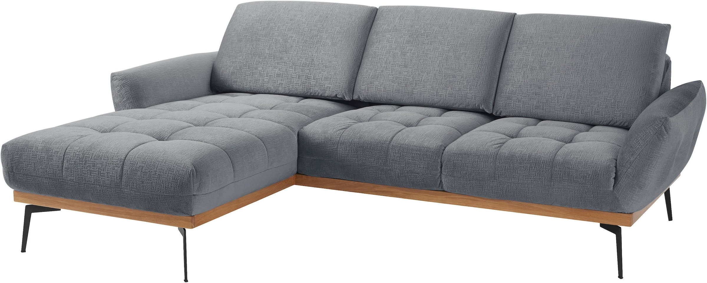 exxpo - sofa fashion Ecksofa »Palic, inkl. Rückenverstellung, bequem, elegant, Breite 245cm, L-Form«