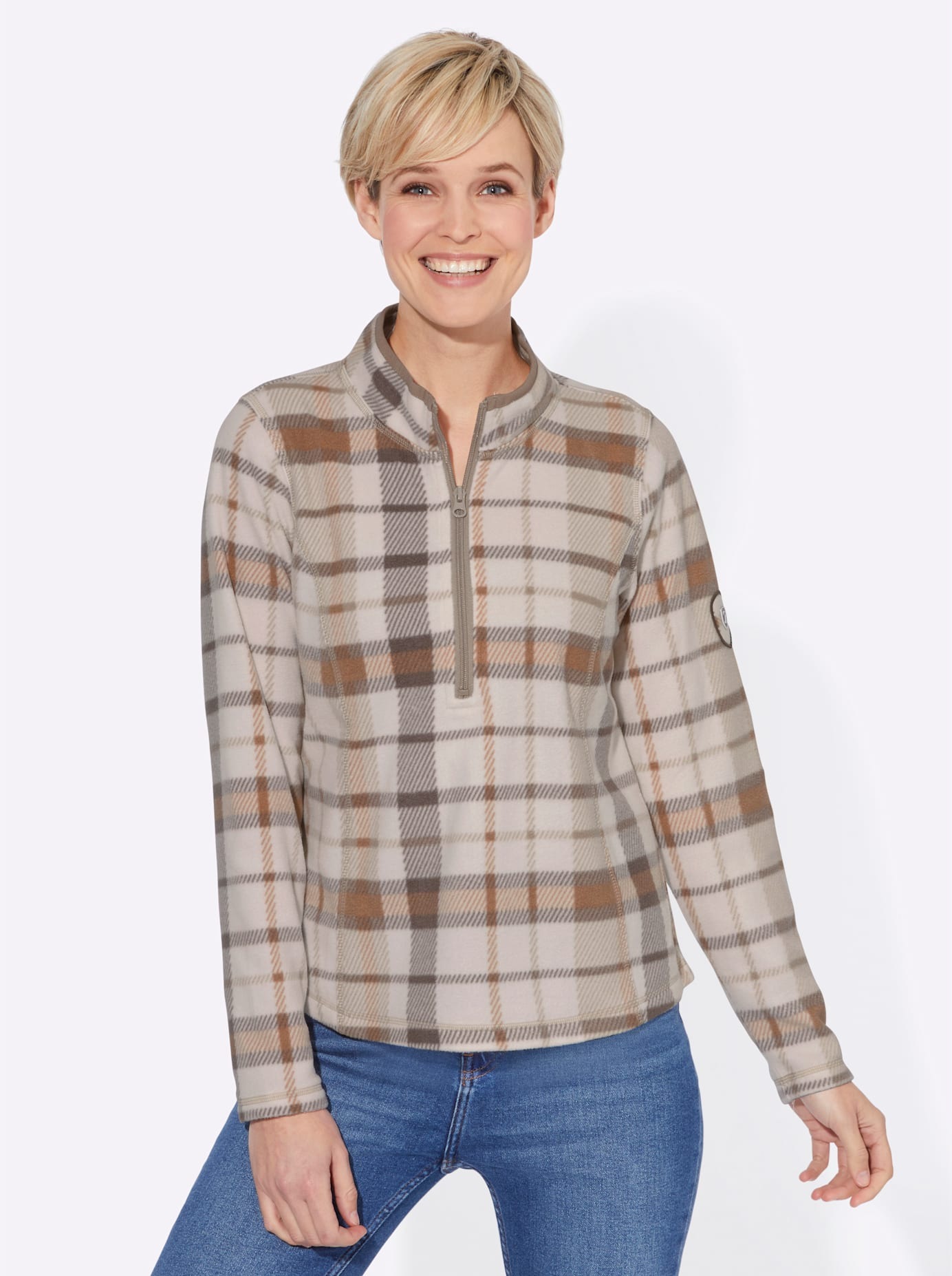 Casual Looks Fleeceshirt »Fleece-Shirt« 1 Stk.