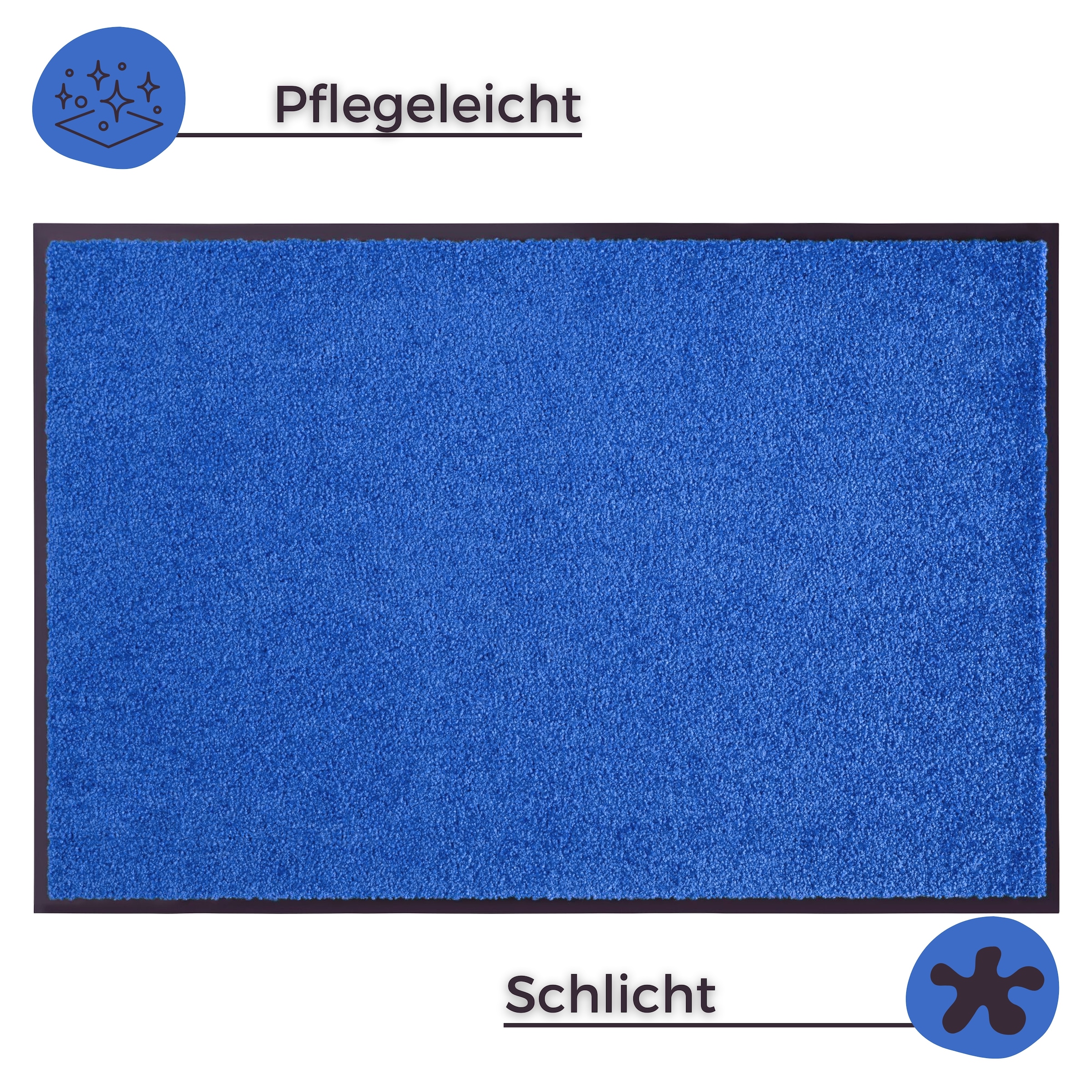 HANSE Home Fussmatte »Wash & Clean«, rechteckig, 7 mm Höhe, Schmutzfangmatte, Türmatte, In- und Outdoor, Teppich, Läufer, waschbar
