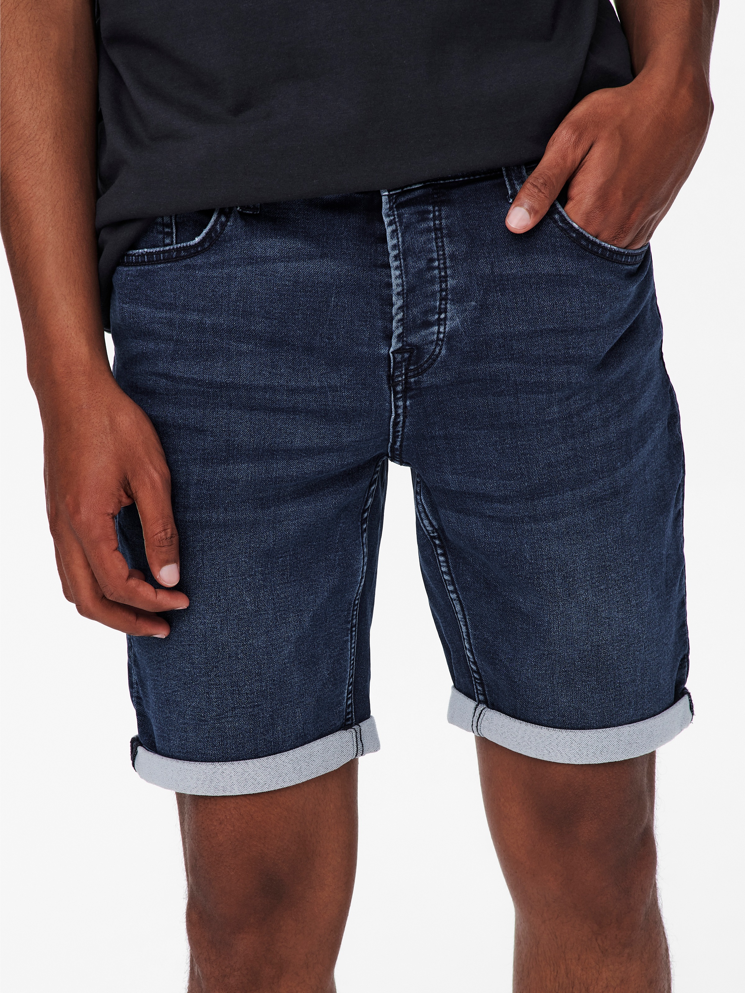 ONLY & SONS Jeansshorts »ONSPLY LIGHT BLUE 5189 SHORTS DNM NOOS«