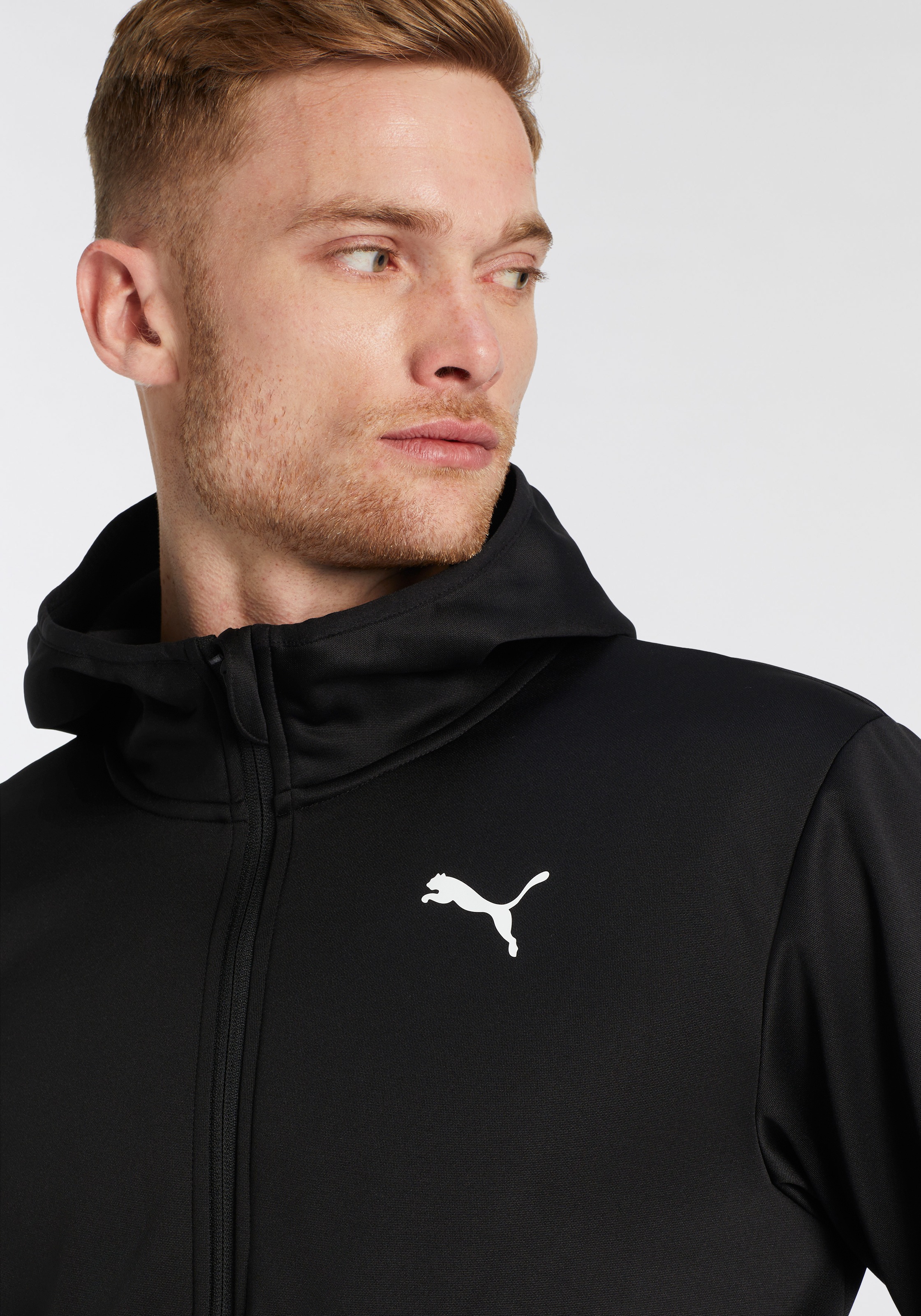 PUMA Kapuzensweatshirt »TRAIN ALL DAY PWRFLEECE FULL ZIP«