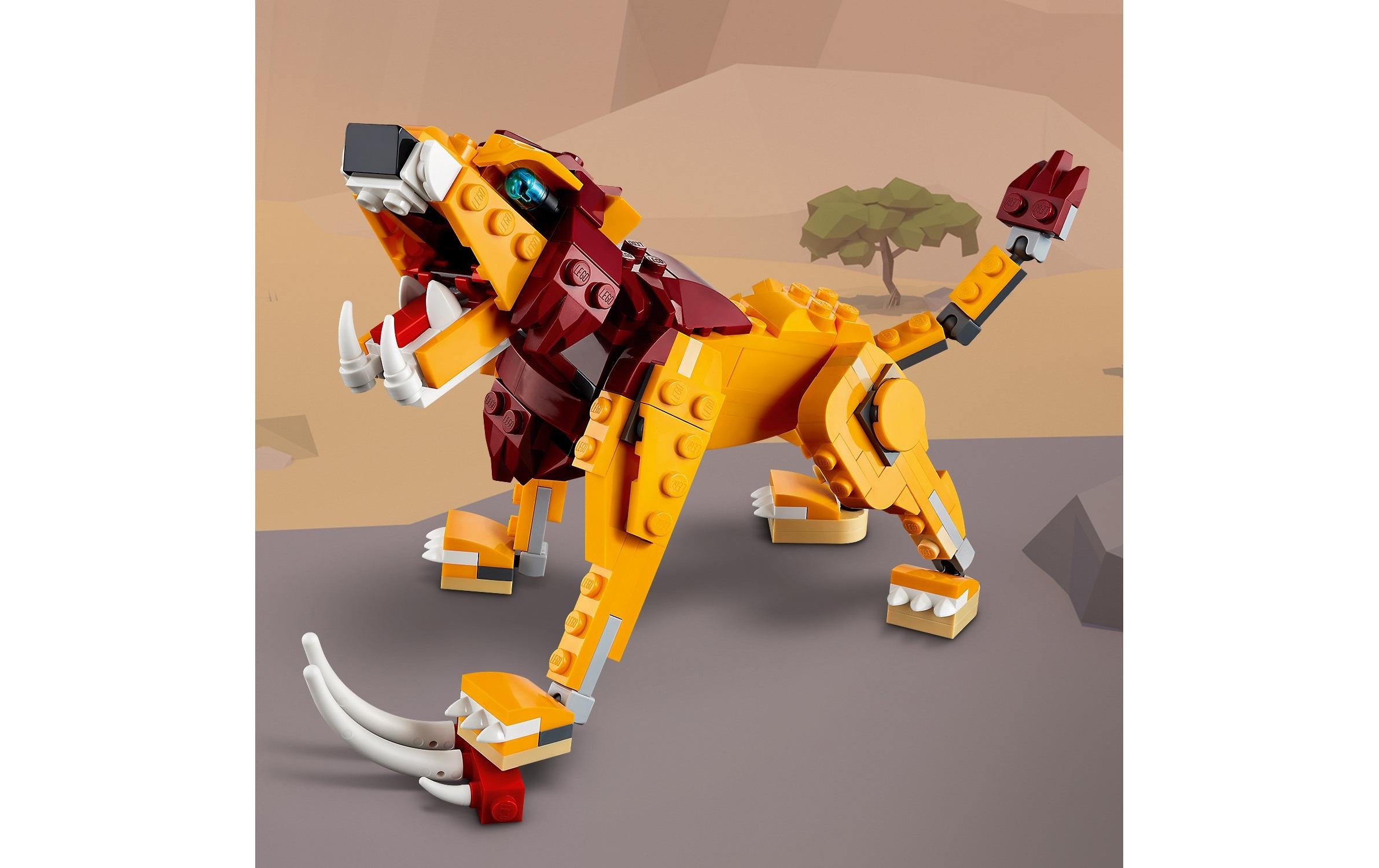 LEGO® Konstruktionsspielsteine »Wilder Löwe 31112«