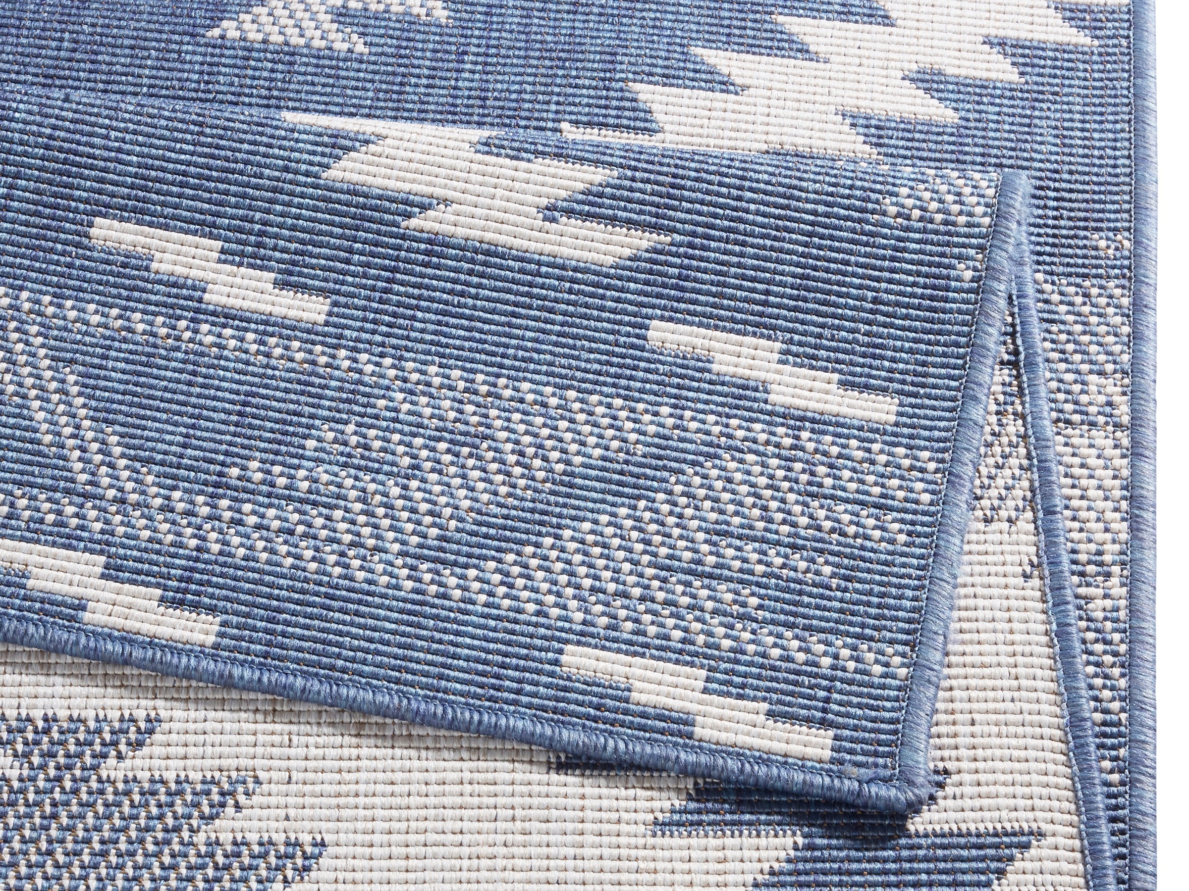 NORTHRUGS Teppich »Malibu Wendeteppich«, rechteckig, 5 mm Höhe, In-& Outdoor, Wetterfest, Balkon, Läufer, Wohnzimmer, Wasserfest