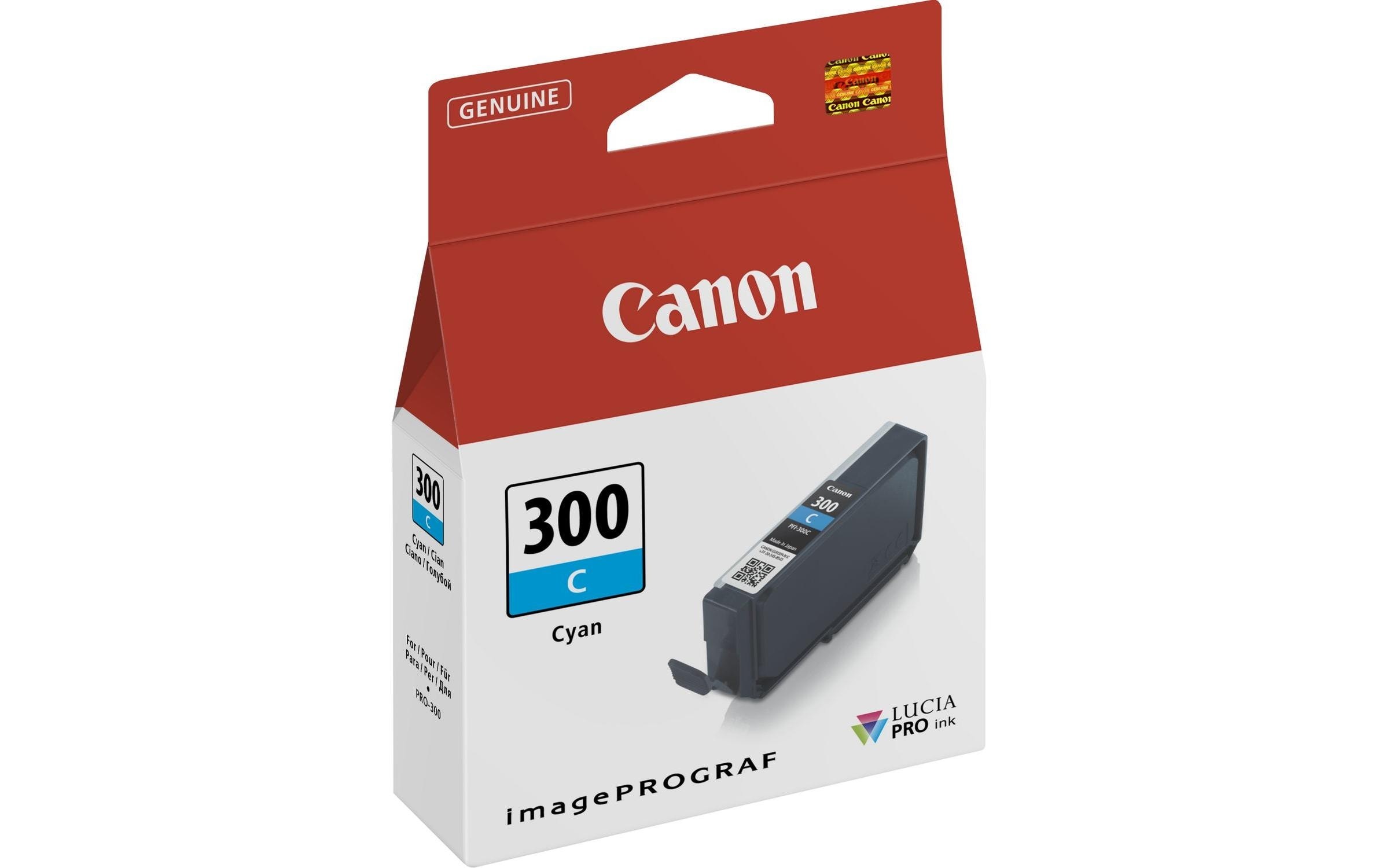 Canon Tintenpatrone »PFI-300C / 4194C001 1x Cyan«