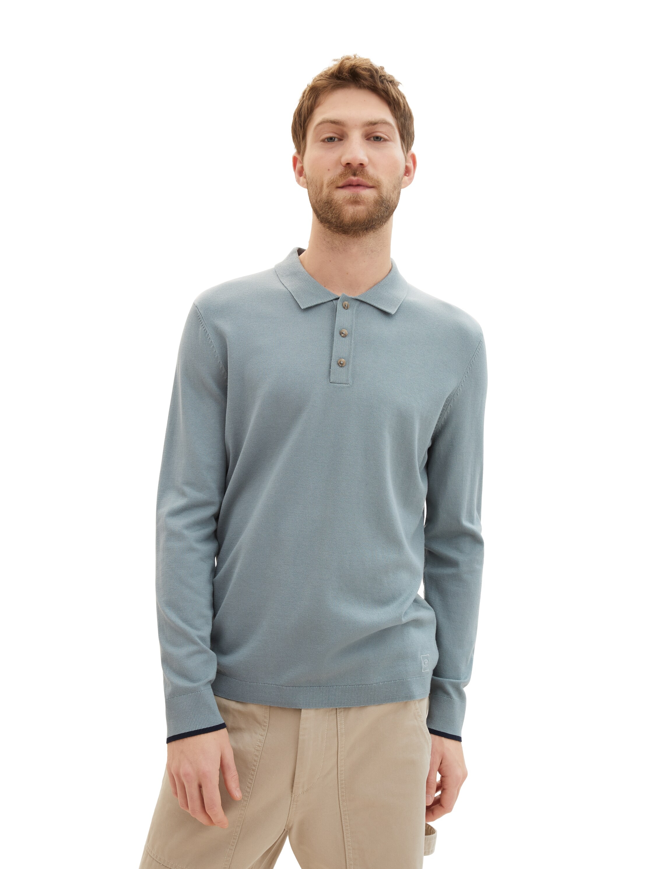 TOM TAILOR Polokragenpullover, mit LENZING(TM) ECOVERO(TM)