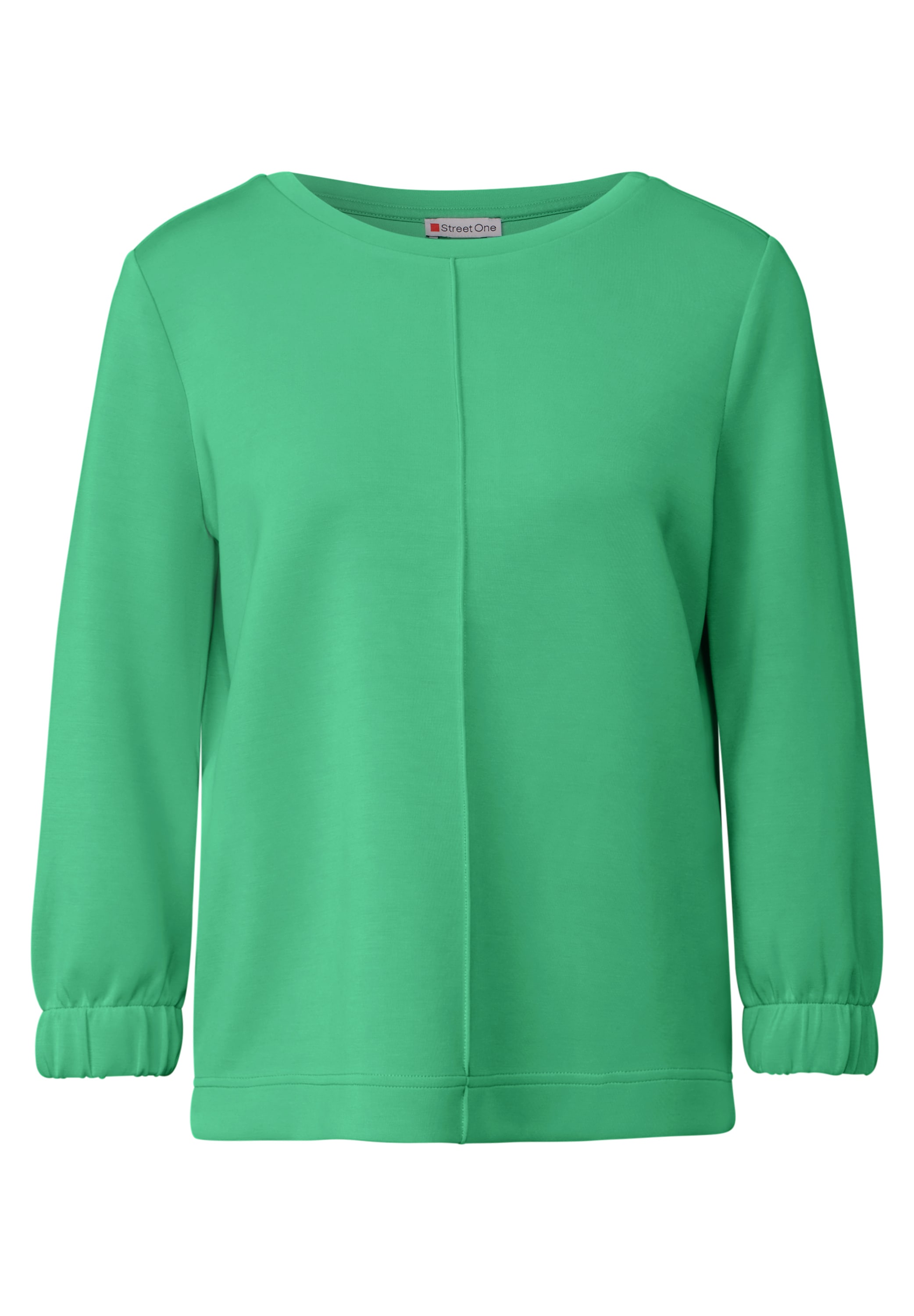 STREET ONE Sweater, mit 3/4-Arm mit elastischen Bündchen