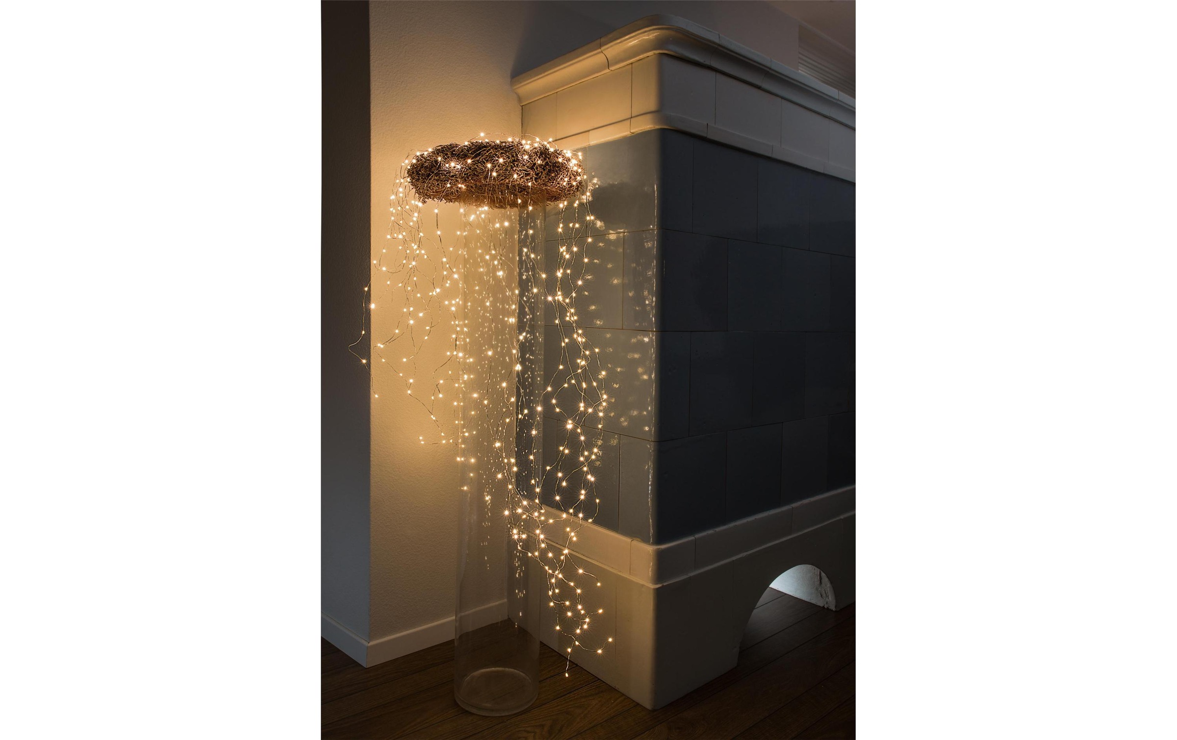 STT Lichterkette »Angel Hair Bouquet 2.5 m, 600 LED Silberfarben«