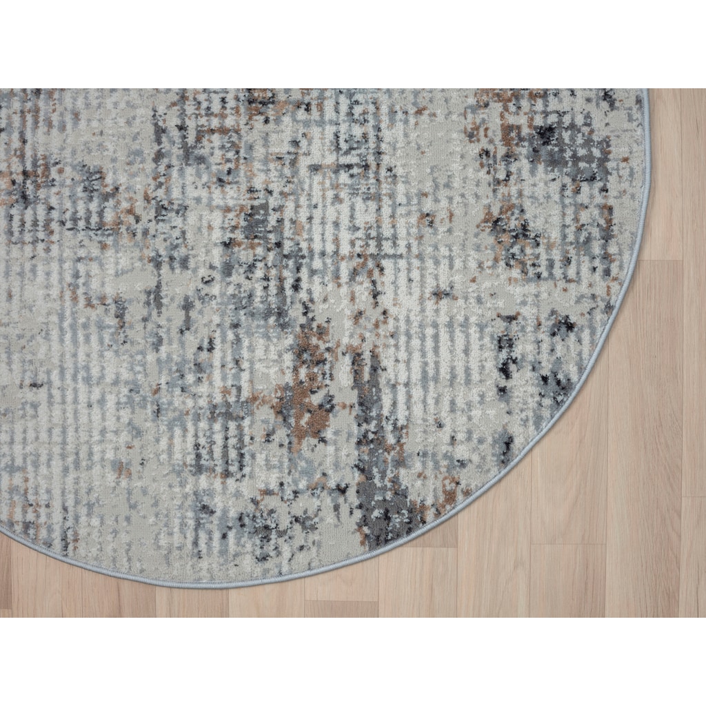 Myflair Möbel & Accessoires Teppich »My Joy«, rund, Kurzflor, Scandi-Design, besonders weich durch Microfaser