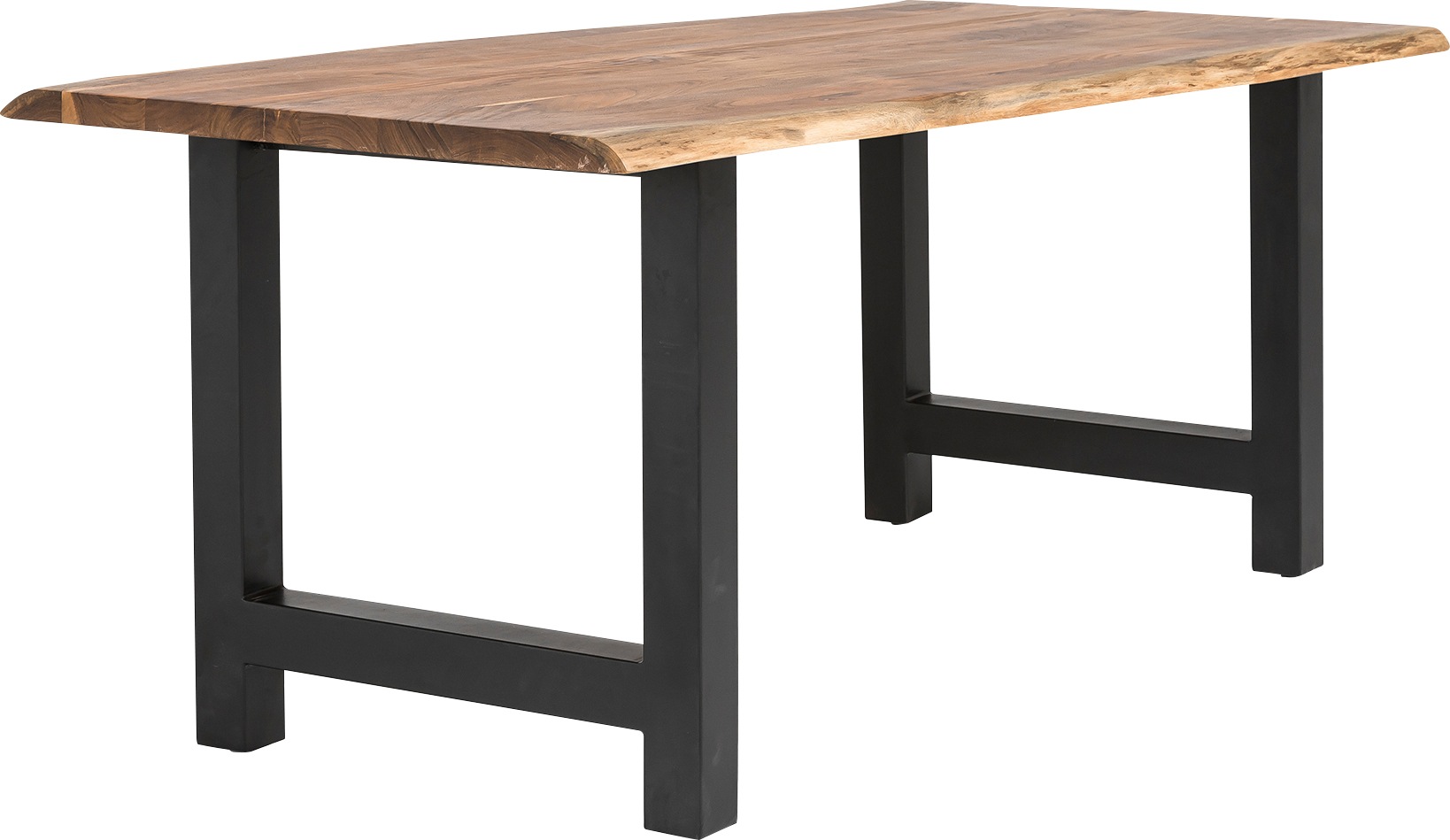 SalesFever Essgruppe »Esszimmerausstattung aus Holz und Metall«, Essgruppe im stilvollen Look mit 4 Stühlen