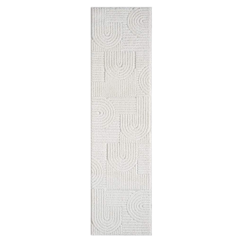 Carpet City Hochflor-Teppich »FOCUS765«, rechteckig, 20 mm Höhe, Boho-Teppich, Hochtief-Muster/ 3D-Effekt, für Wohnzimmer, Schlafzimmer