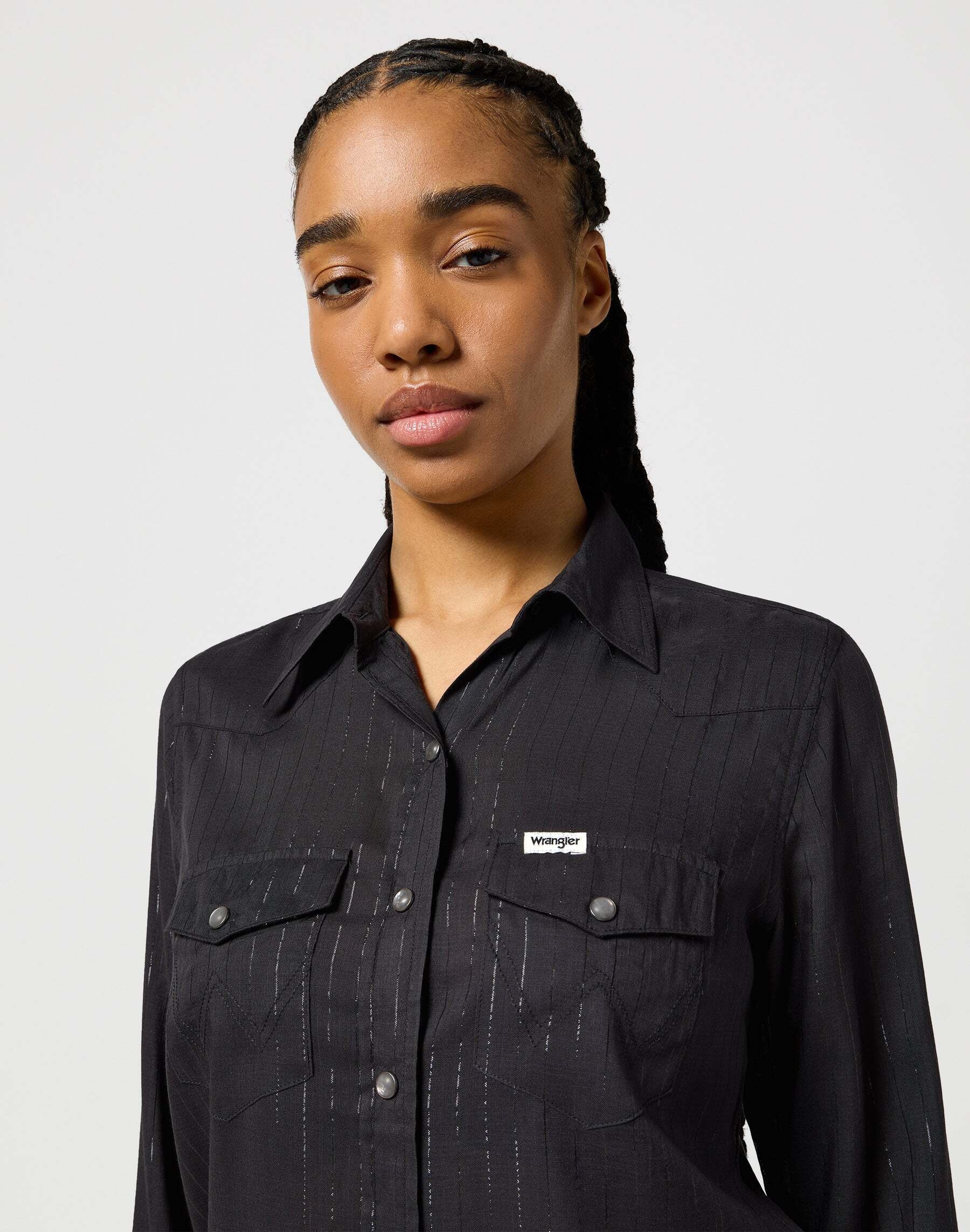 Wrangler Langarmbluse »Wrangler Langarmbluse Slim Western Shirt«