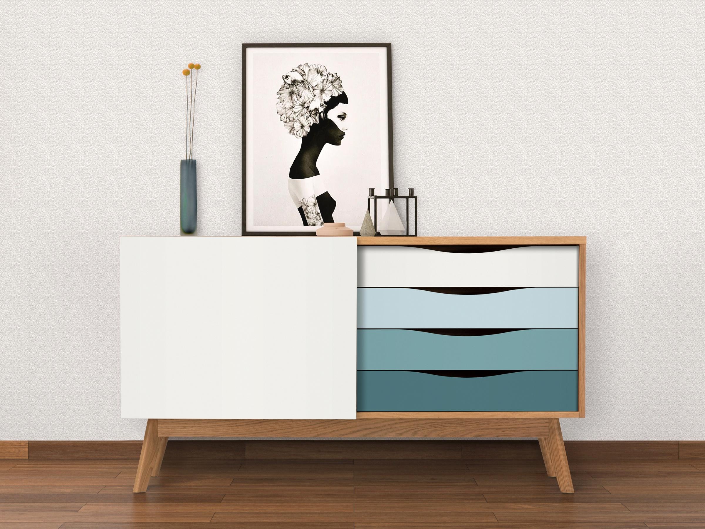 Woodman Sideboard »Hilla«, Kommode im angesagten skandinavischen Look, Breite 130 cm