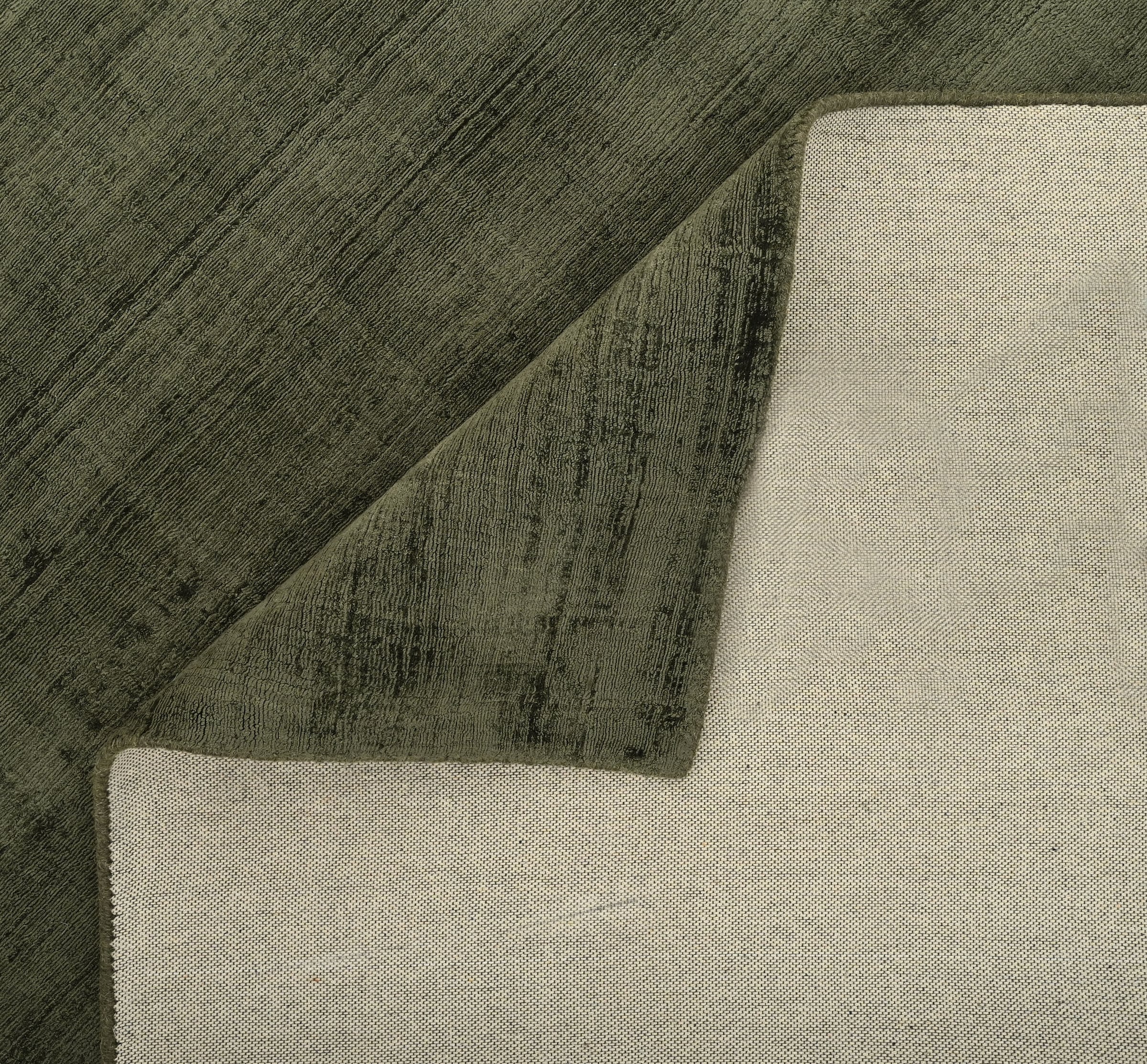 Leonique Teppich »Soley, Kurzflor-Teppiche, handgewebter Viskose-Teppich«, rechteckig, 12 mm Höhe, farblich changierend, Handweb, Wohnzimmer, Schlafzimmer, Esszimmer