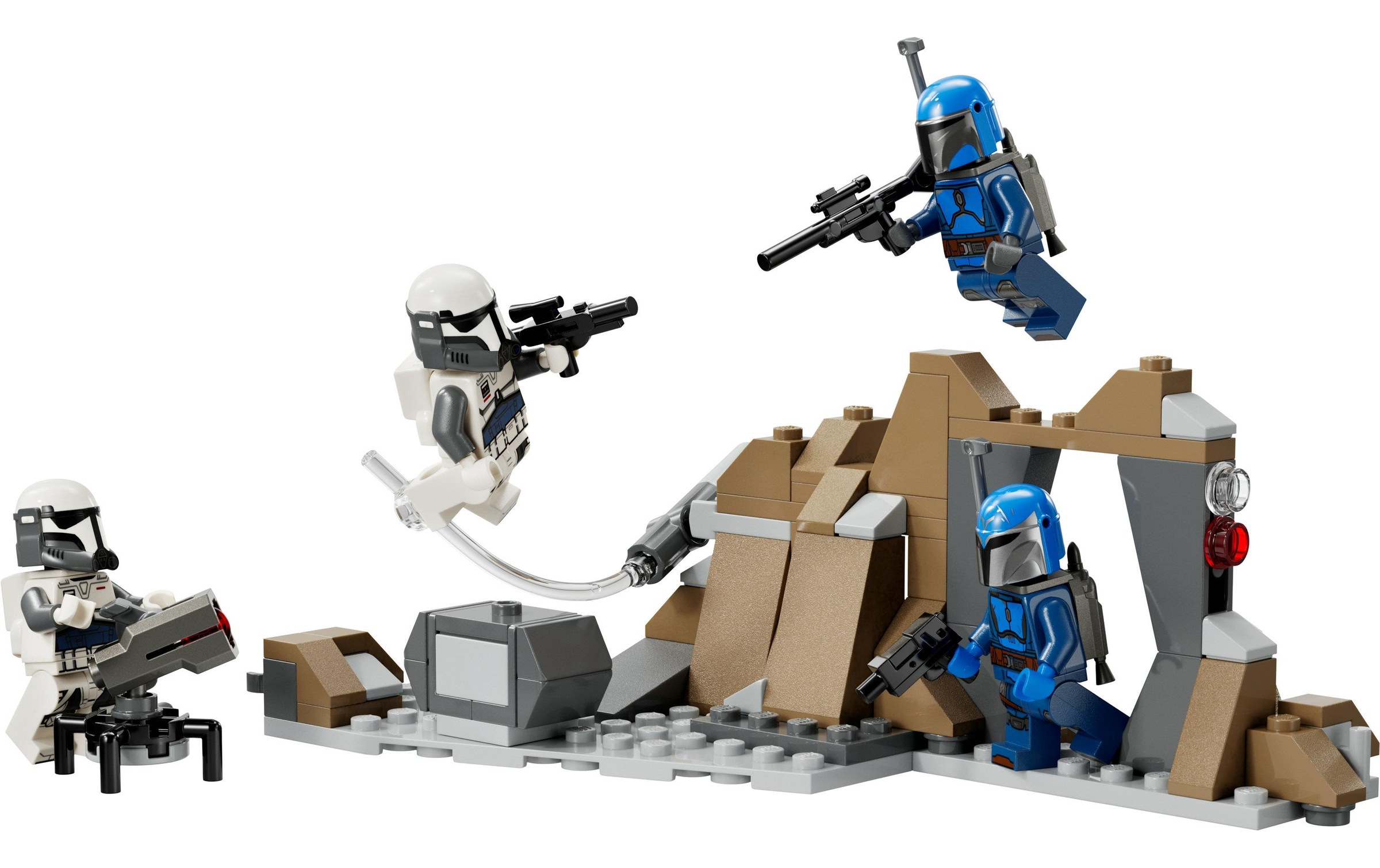 LEGO® Spielbausteine »Star Wars Hinterhalt auf Mandalore Battle Pack 75373«, (109 St.)