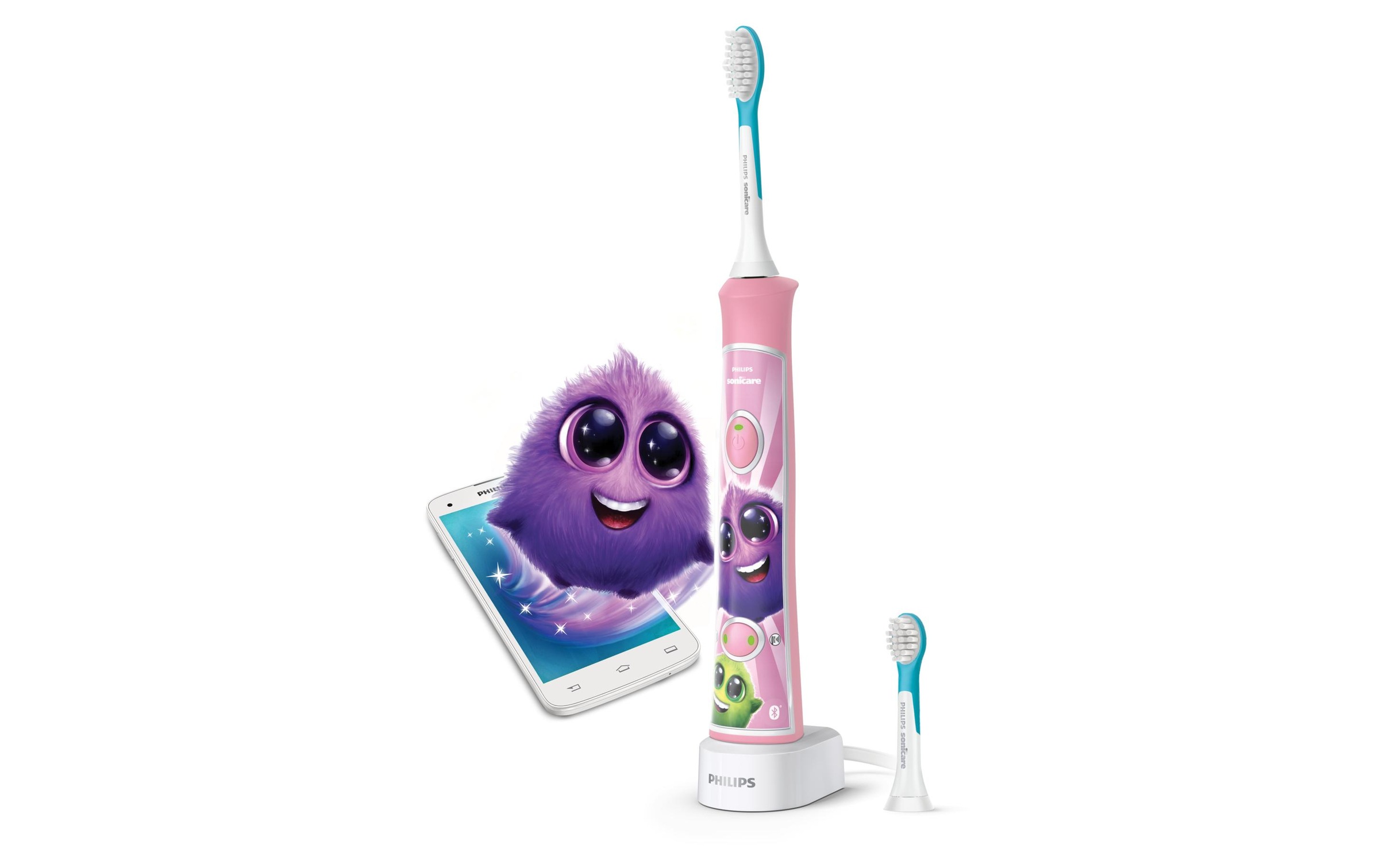 Philips Elektrische Zahnbürste »Sonicare For Kids Connect HX6352/42«