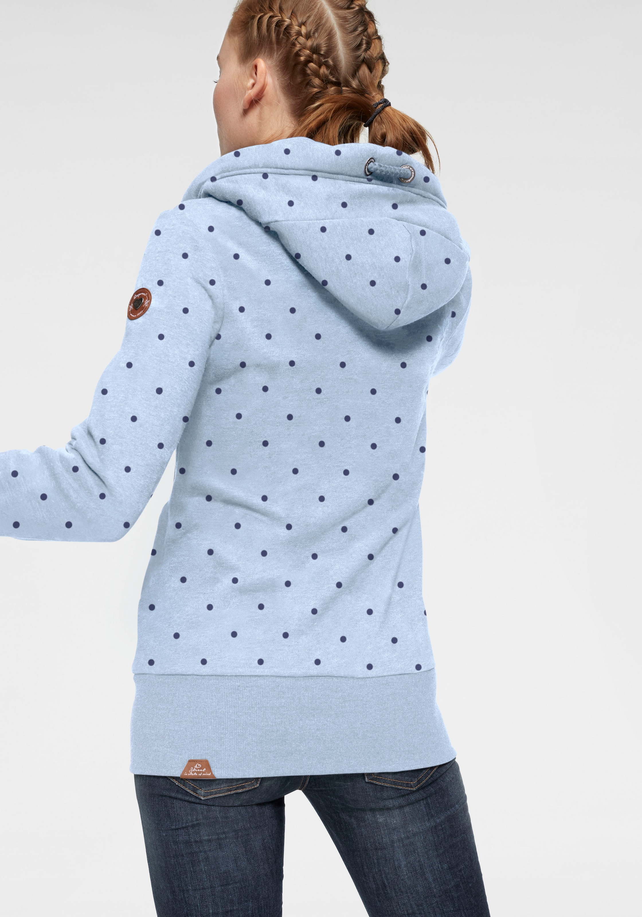 online Design | Print Ragwear ZIP«, Jelmoli-Versand »NESKA Allover-Dots im shoppen O DOTS Sweatjacke