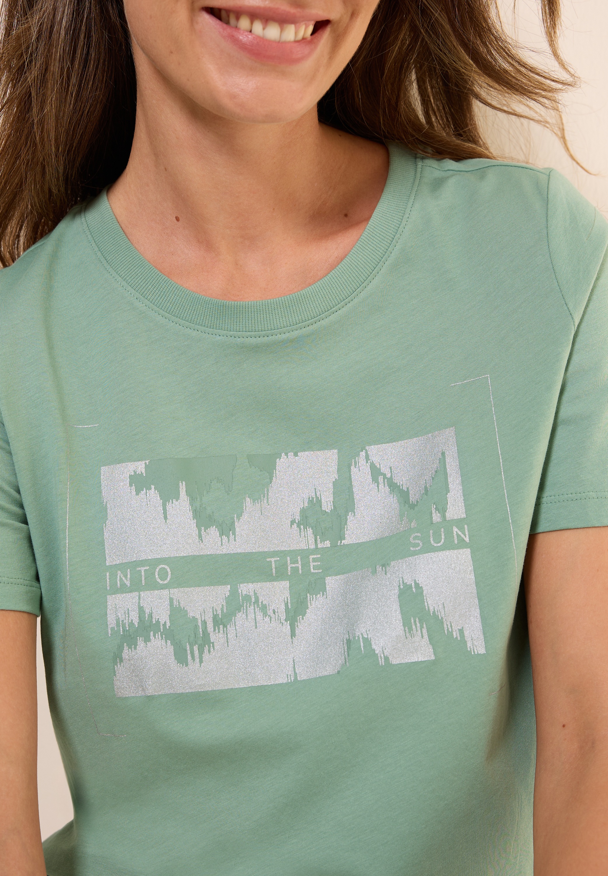 Cecil T-Shirt, mit Folienprint