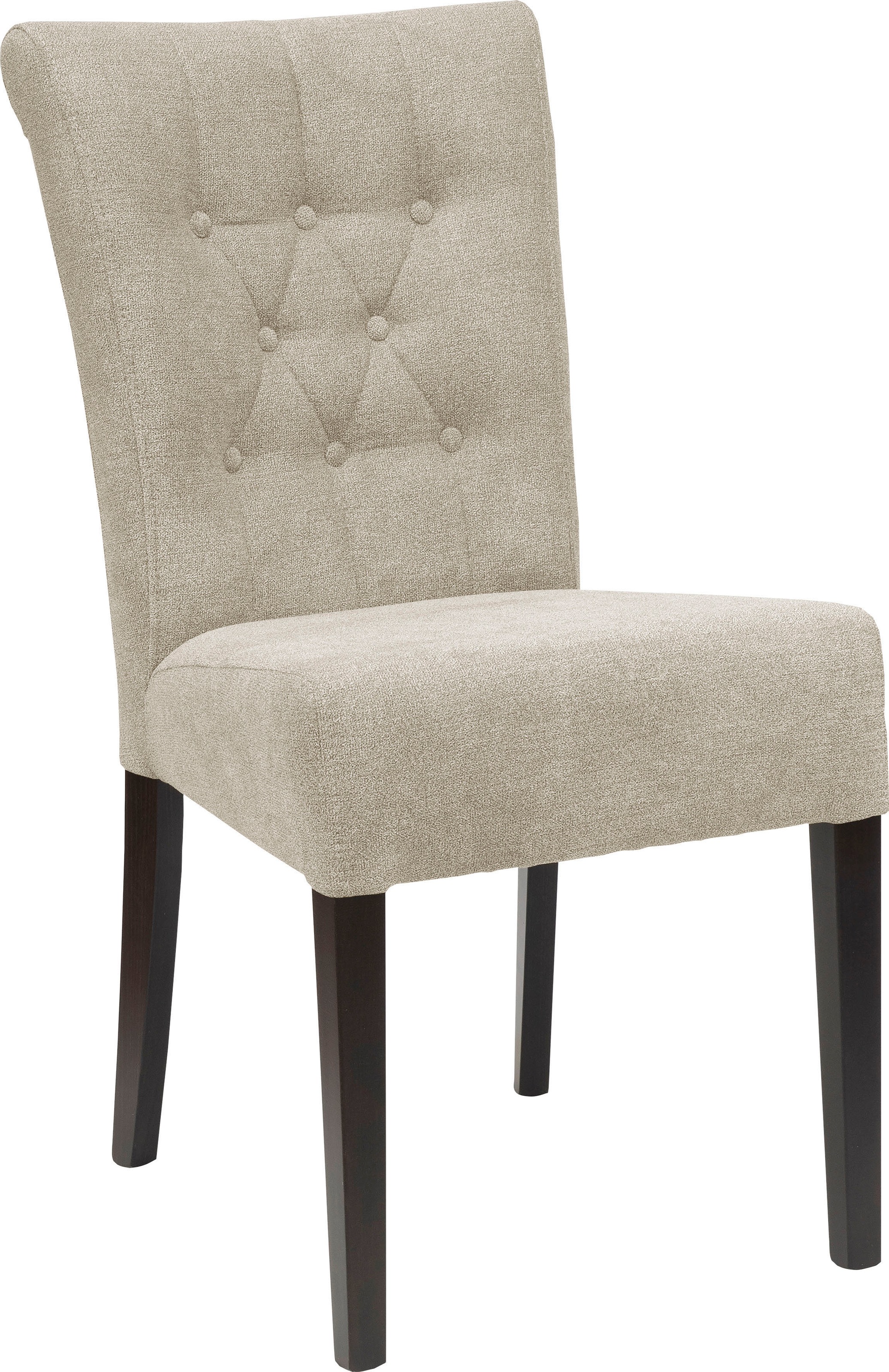 Home affaire Esszimmerstuhl »Queen BESTSELLER«, (Set), 4 St., Feinstruktur, Polsterstuhl mit Knopfheftung, 2er, 4er oder 6er Set