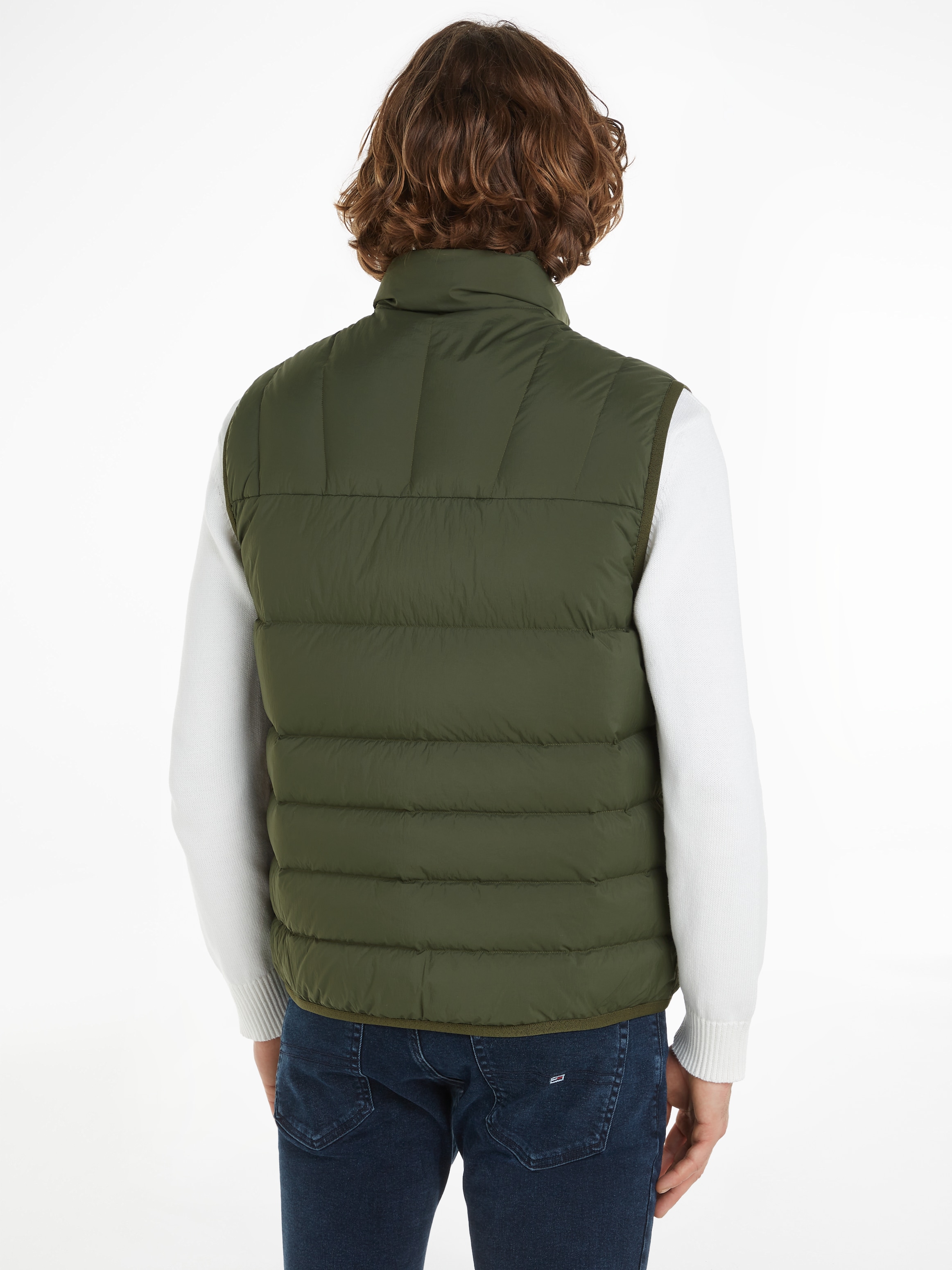 Tommy Jeans Steppweste »TJM LIGHT DOWN VEST«, mit Logostickerei