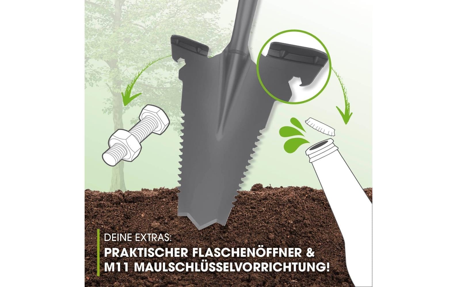 EASYmaxx Spaten »114 cm«