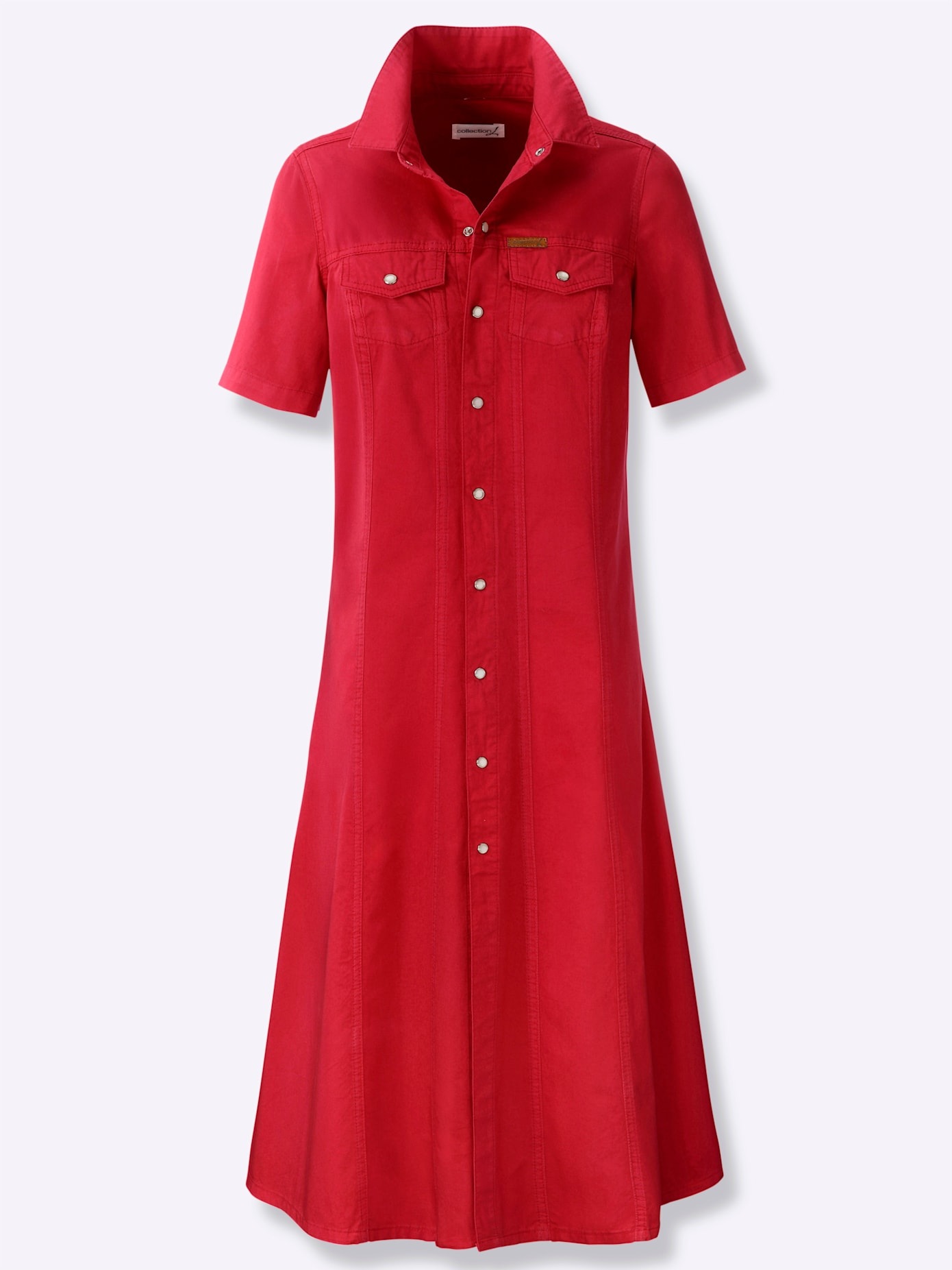 Casual Looks Jeanskleid »Jeans-Kleid« Brusttasche