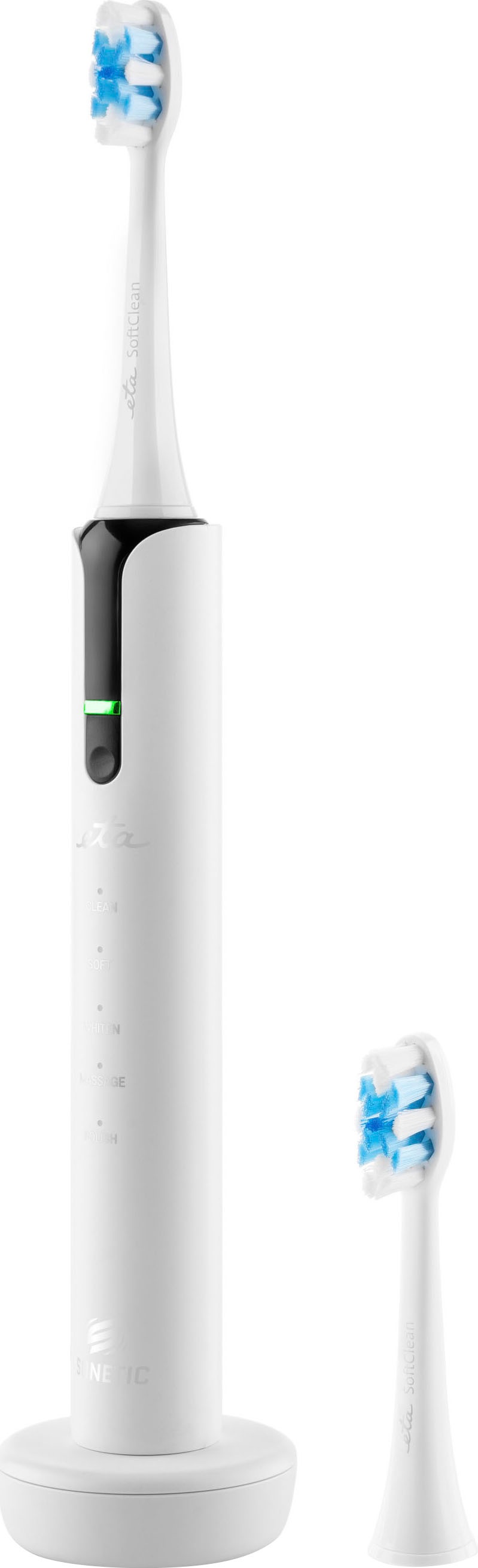 eta Schallzahnbürste »Sonetic ETA270990000«, 4 St. Aufsteckbürsten, Innovative Schalltechnologie MOVE+ (bis zu 40.000 Bewegungen/Minute)