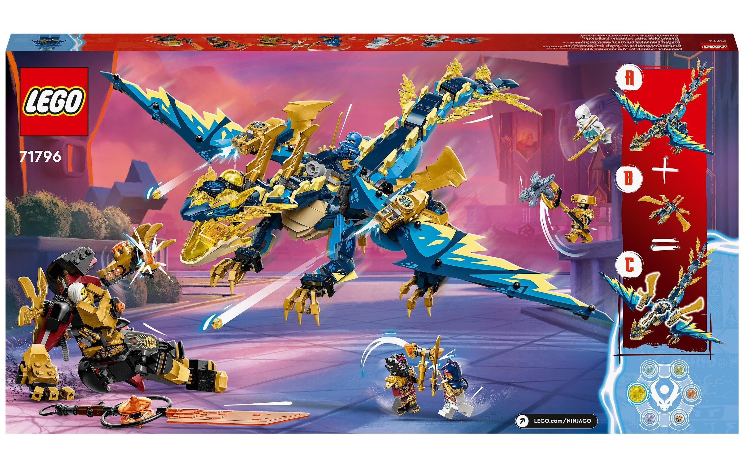 LEGO® Spielbausteine »Ninjago Kaiserliches Duell«, (1038 St.)