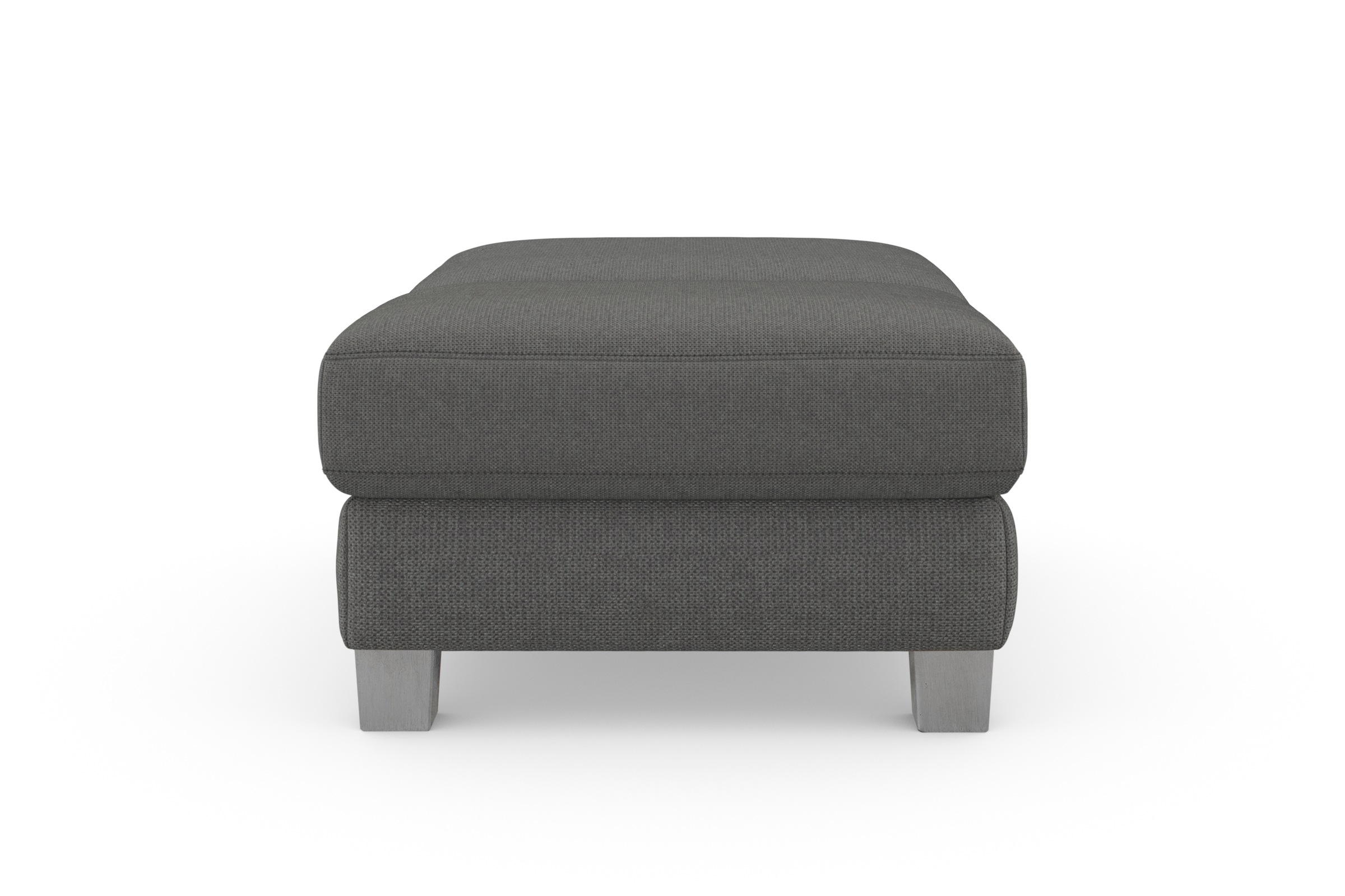 sit&more Polsterhocker »Dundee«, mit Klappfunktion, Federkern und hochwertigen Edelstahlfüssen