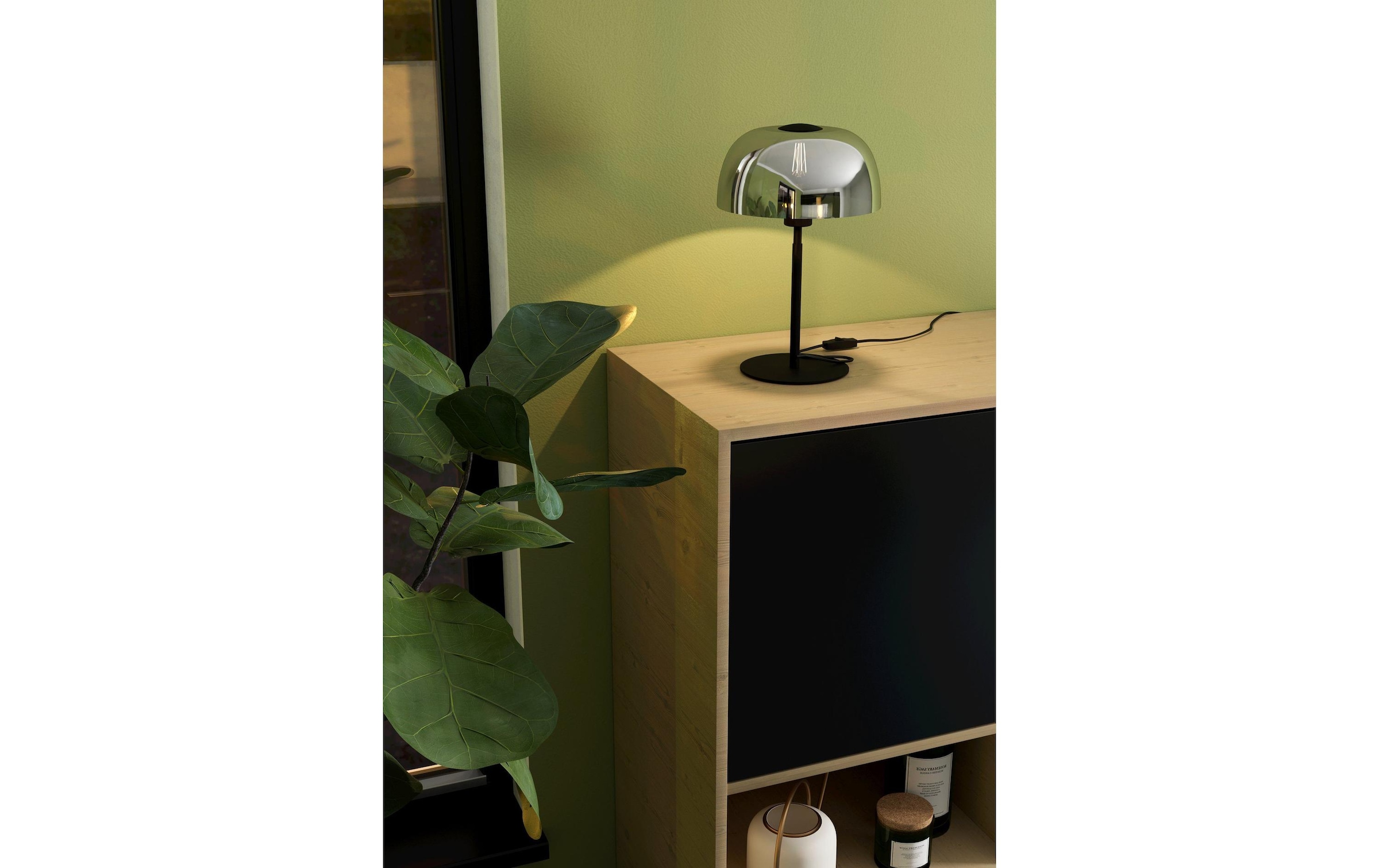 EGLO LED Tischleuchte »SOLO 2 schwarz exkl E27 1x40W«
