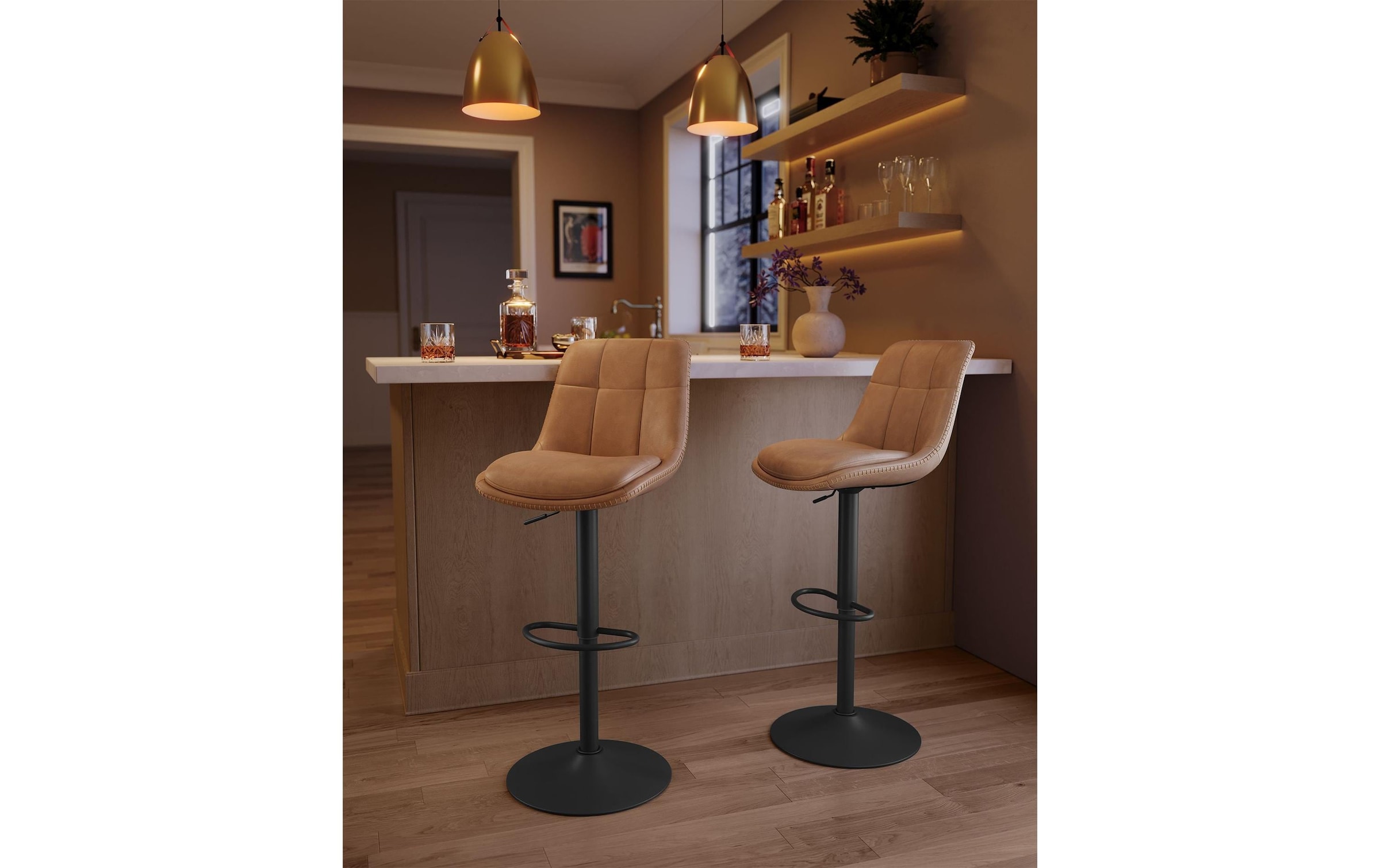 VASAGLE Barhocker »2er Set 48 x 90 cm/112 cm«