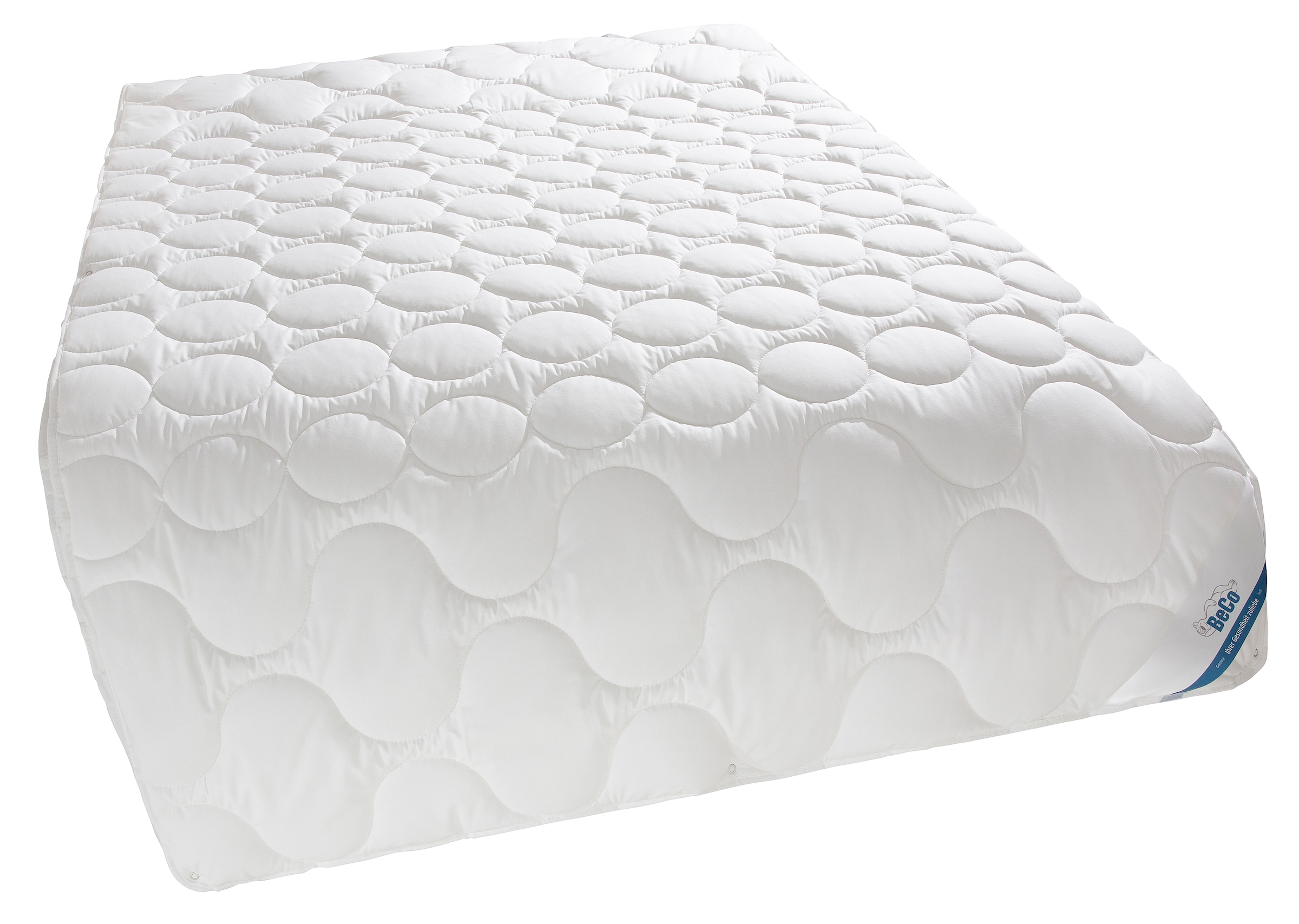 Beco Microfaserbettdecke »Lokken, Bettdecke, allergiker geeignet«, 4-Jahreszeiten, Füllung Polyester, Bezug Microfaser-Feinbatist uni, samtweich, (1 St.), Bettdecke in 135x200 cm, 155x220 cm, 200x200, Sommer, Winter