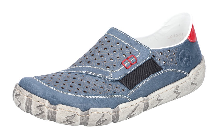 Slipper, mit kontrastfarbener Ziernaht