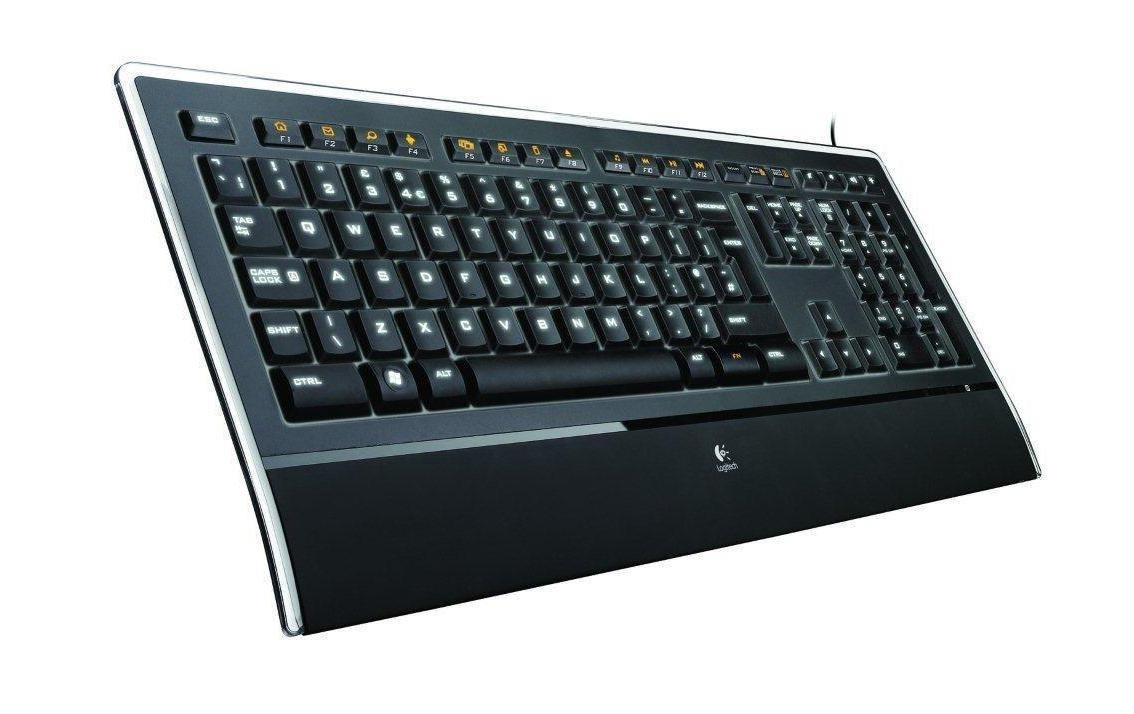 Logitech PC-Tastatur »K740 Illuminated«, (Ziffernblock)