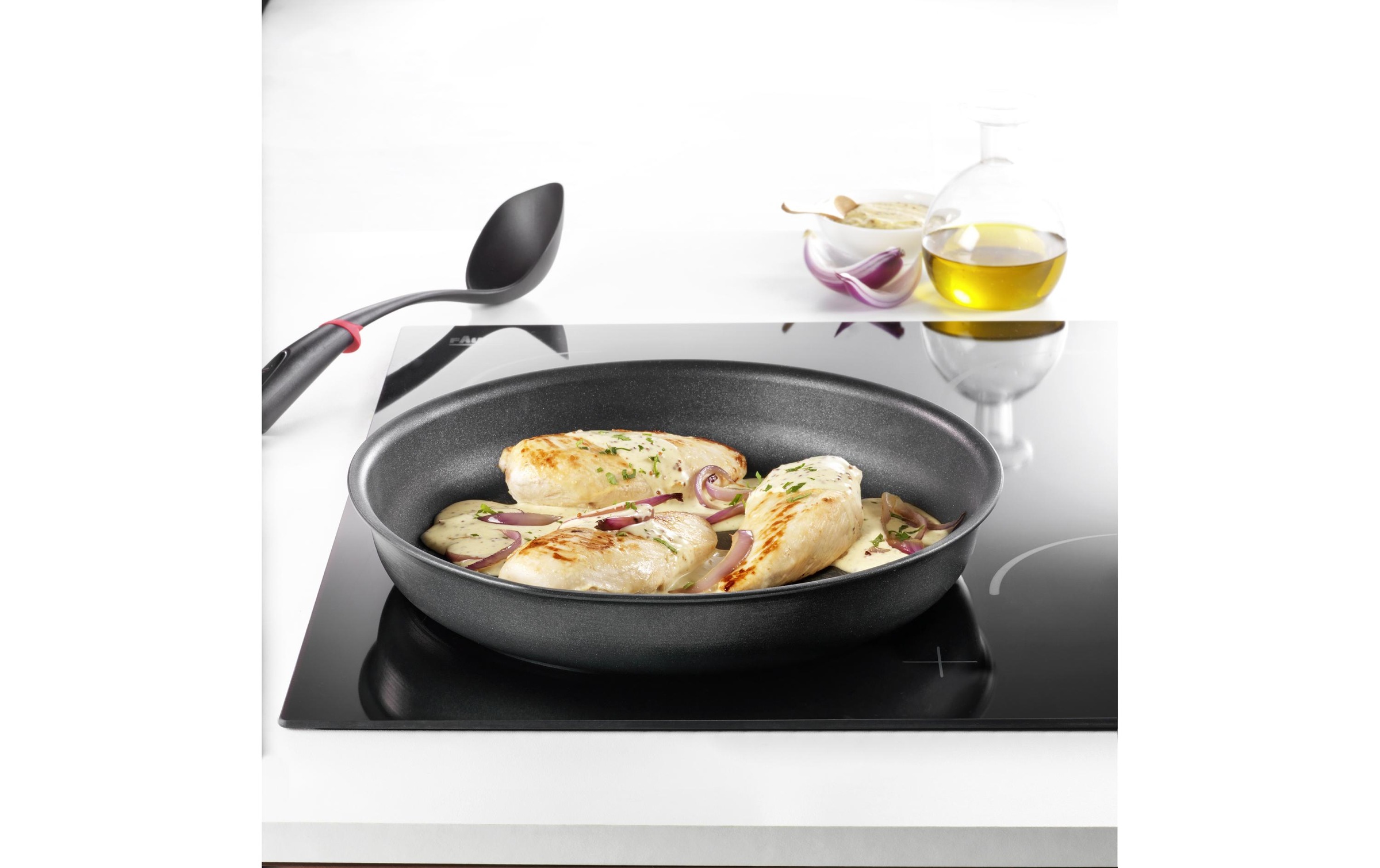 Tefal Pfannen-Set »Ingenio Expertise«, Edelstahl, (3 tlg.), Geeignet für alle Herdarten, auch Induktion und Thermo-Signal