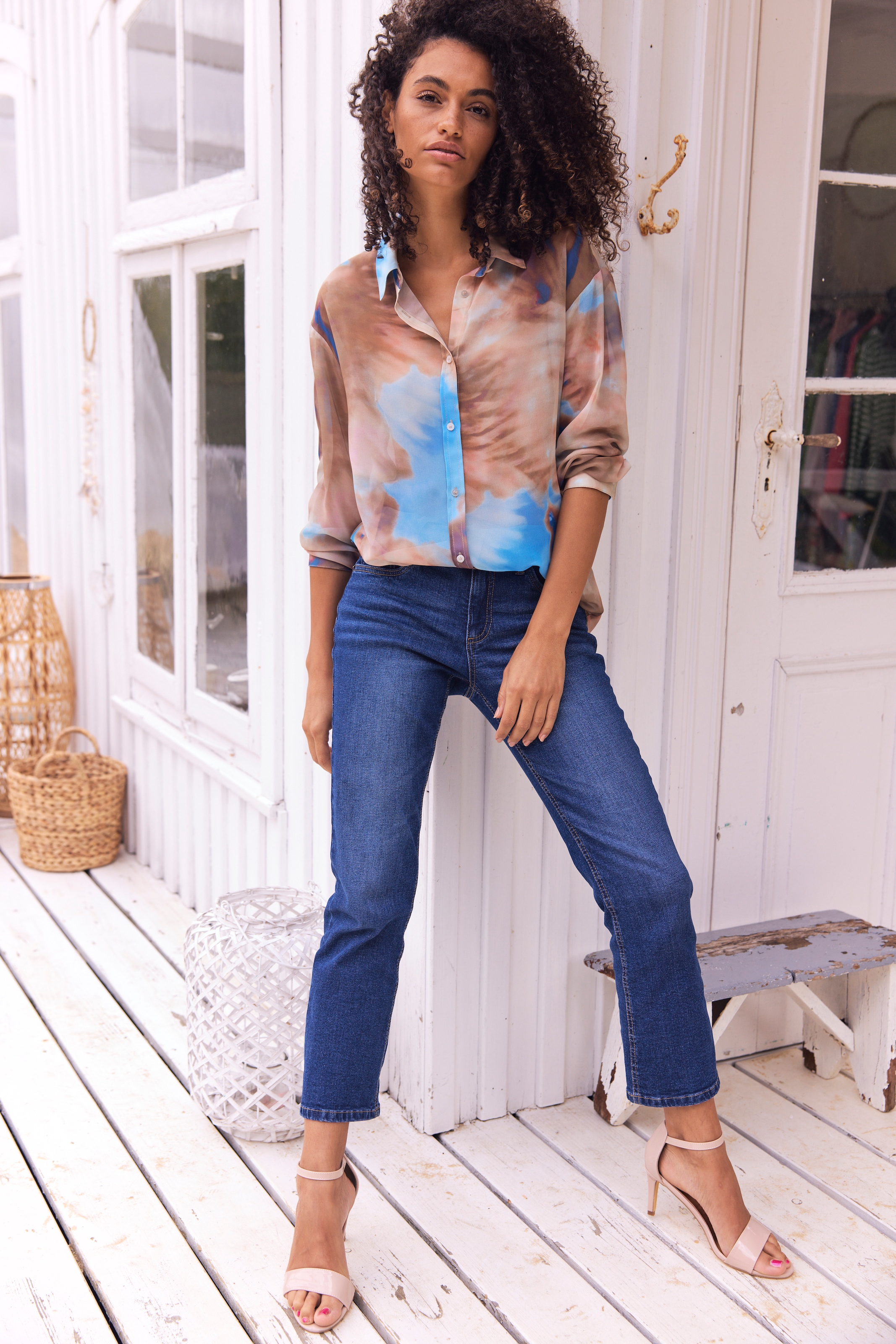 7/8-Länge Jelmoli-Versand kaufen in online CASUAL trendiger Bootcut-Jeans, | Aniston