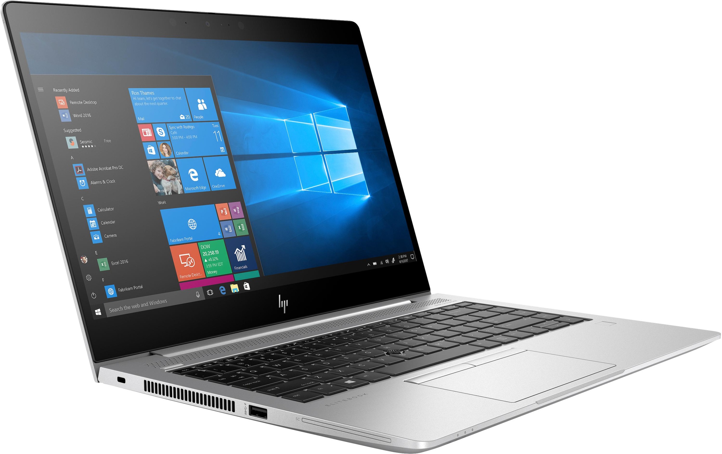 HP Notebook »EliteBook 840 G6 9FU10EA SureView Gen2«, 35,56 cm, / 14 Zoll, Intel, Core i7, UHD Graphics 620, 16 GB HDD, 512 GB SSD