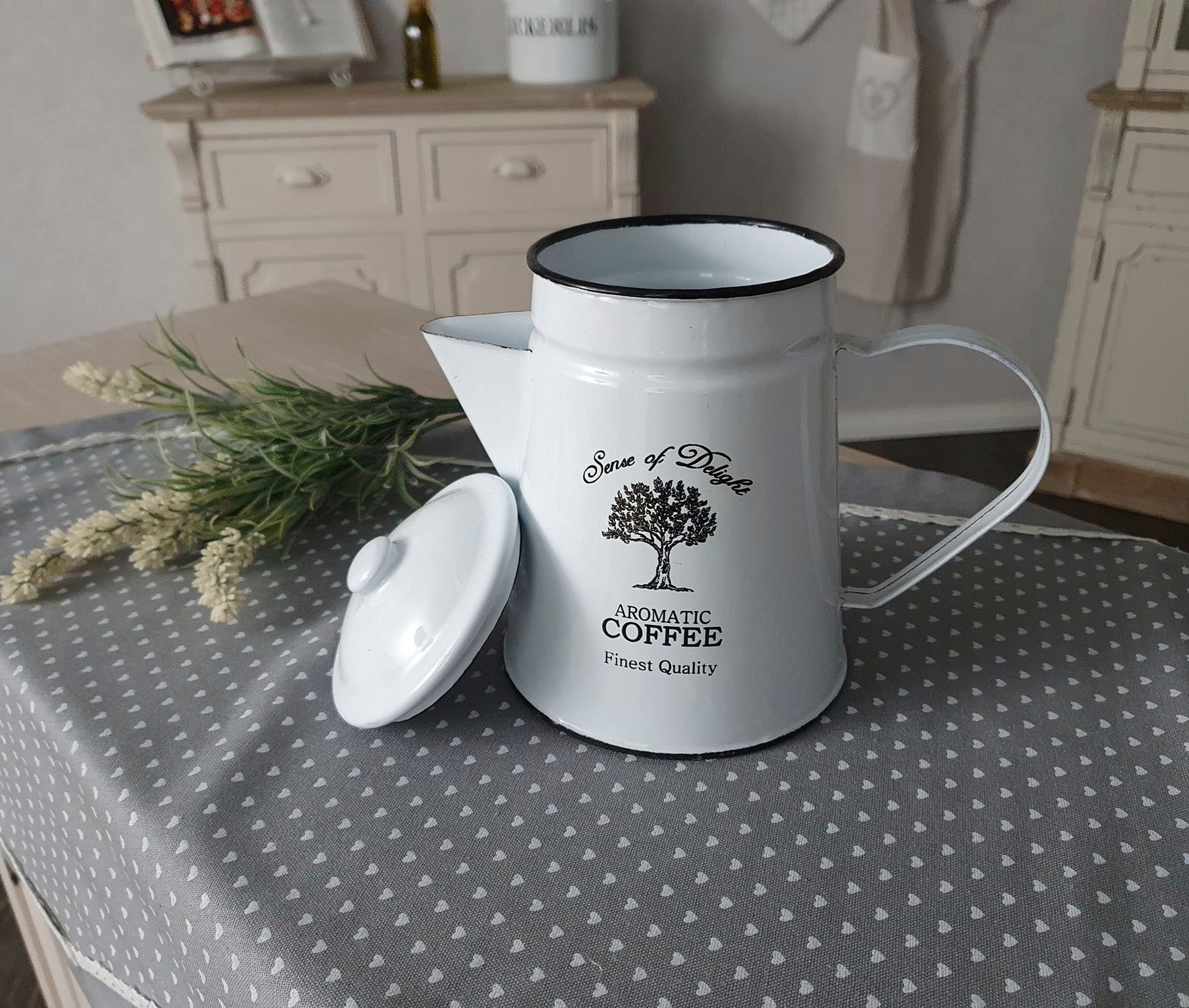 | in Jelmoli-Versand »Kaffeekanne aus Ambiente online Emaille Antikweiss«, Haus (1) Kanne bestellen