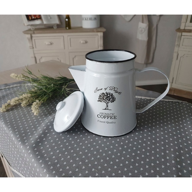 Ambiente Haus Kanne »Kaffeekanne aus Emaille in Antikweiss«, (1) online  bestellen | Jelmoli-Versand