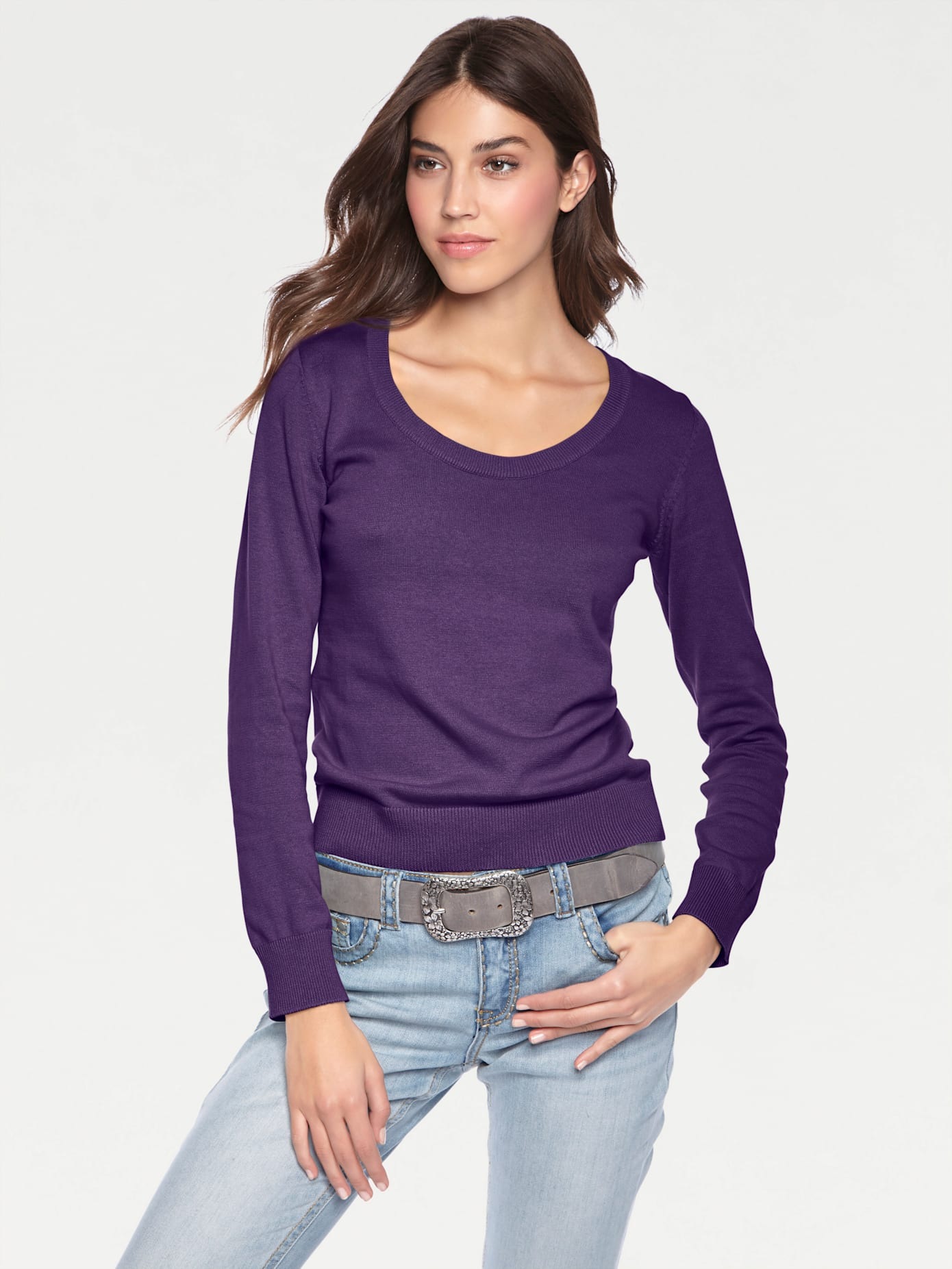 heine Rundhalspullover »Rundhals-Pullover«
