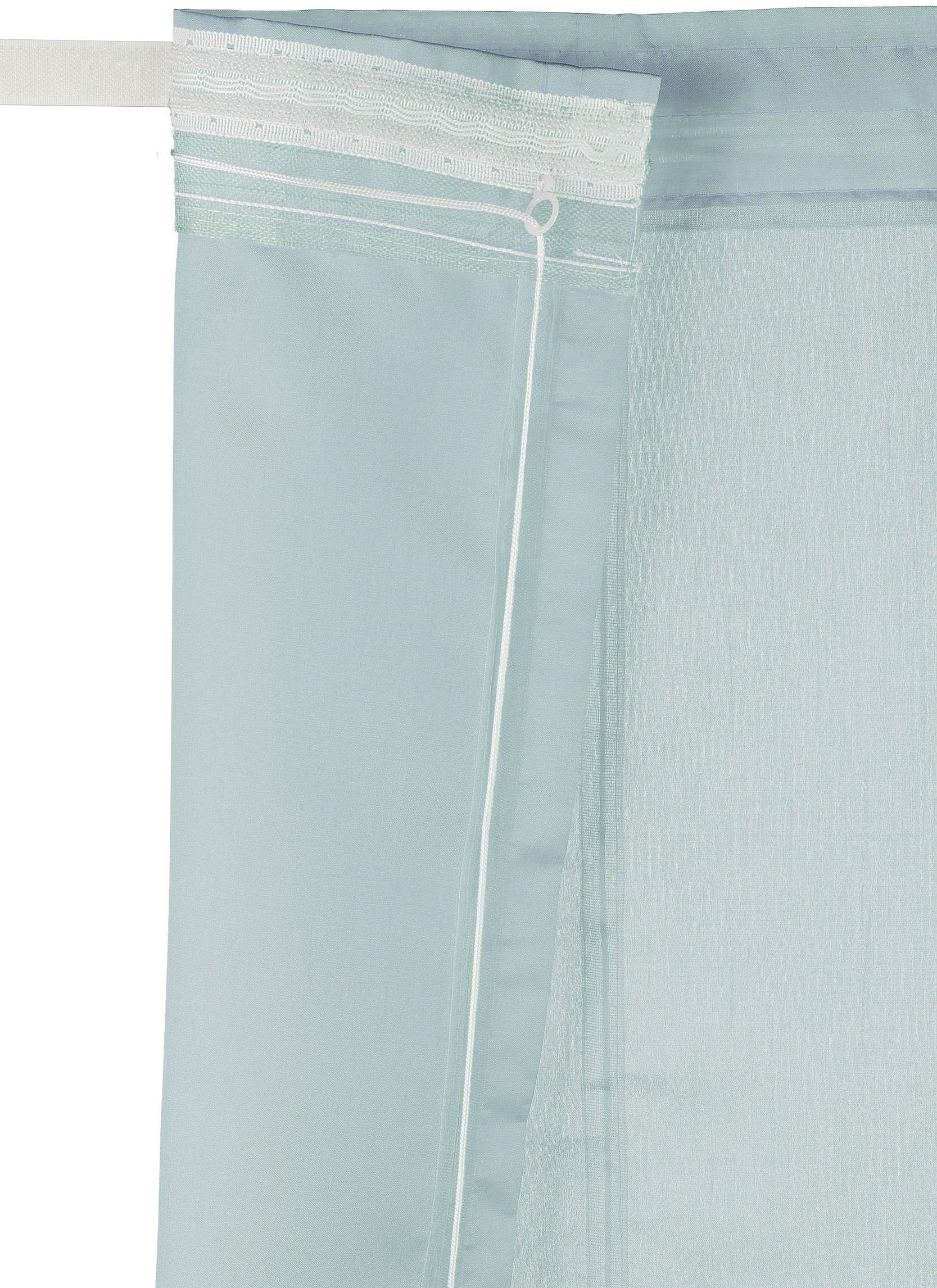 shoppen Klettband, »VENEDIG«, my Polyester | Jelmoli-Versand Halbtransparent, online mit home Raffrollo