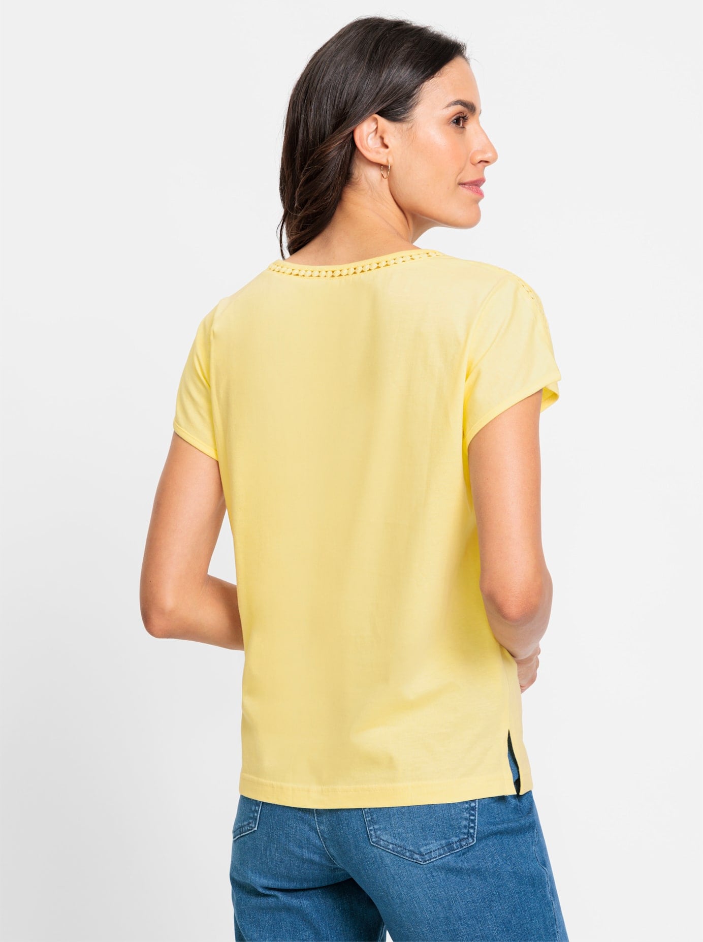 Inspirationen Rundhalsshirt »Rundhals-Shirt«, (1 tlg.)