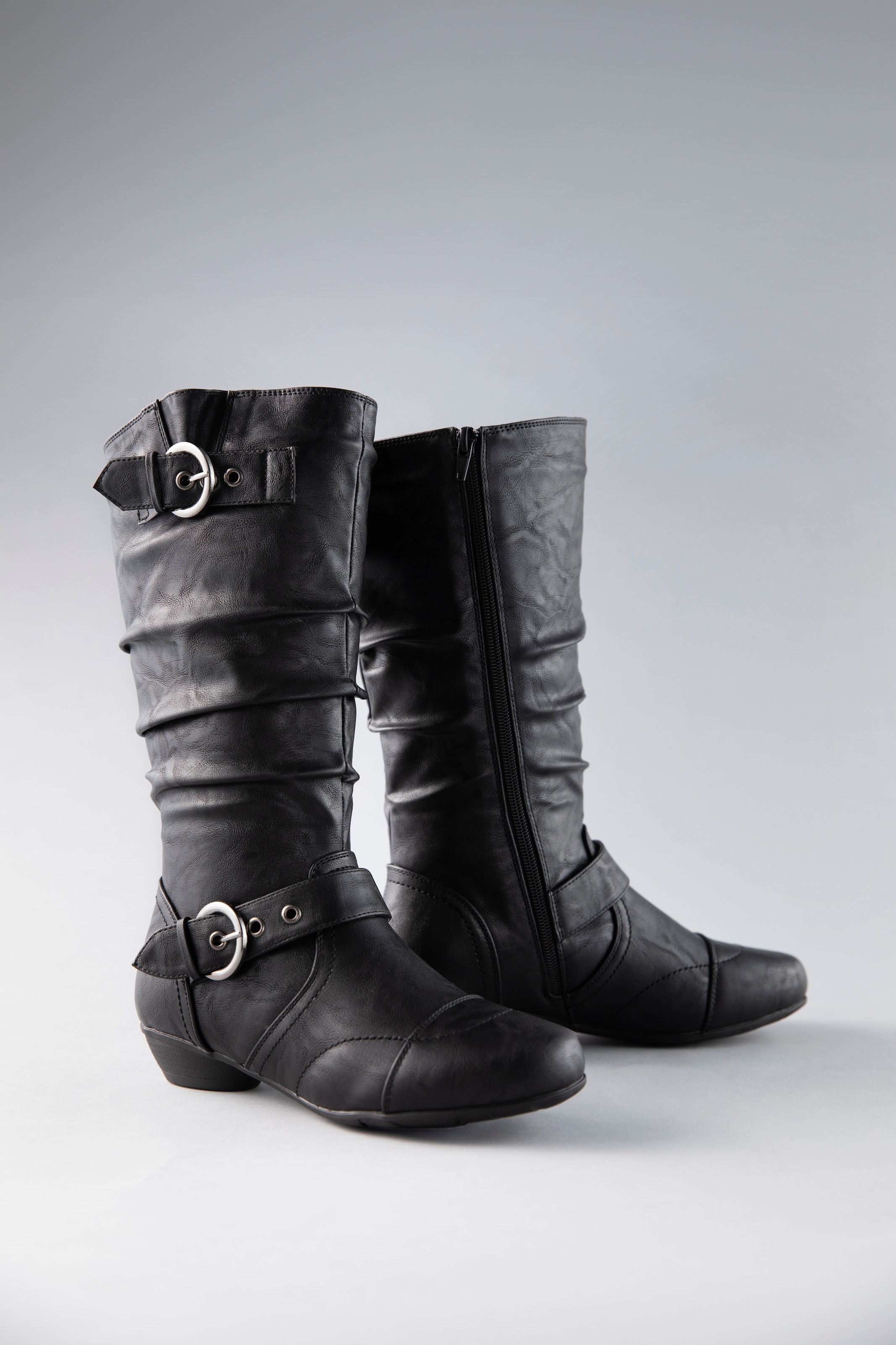 Aniston SHOES Stiefel, mit gerafftem Schaft - NEUE KOLLEKTION