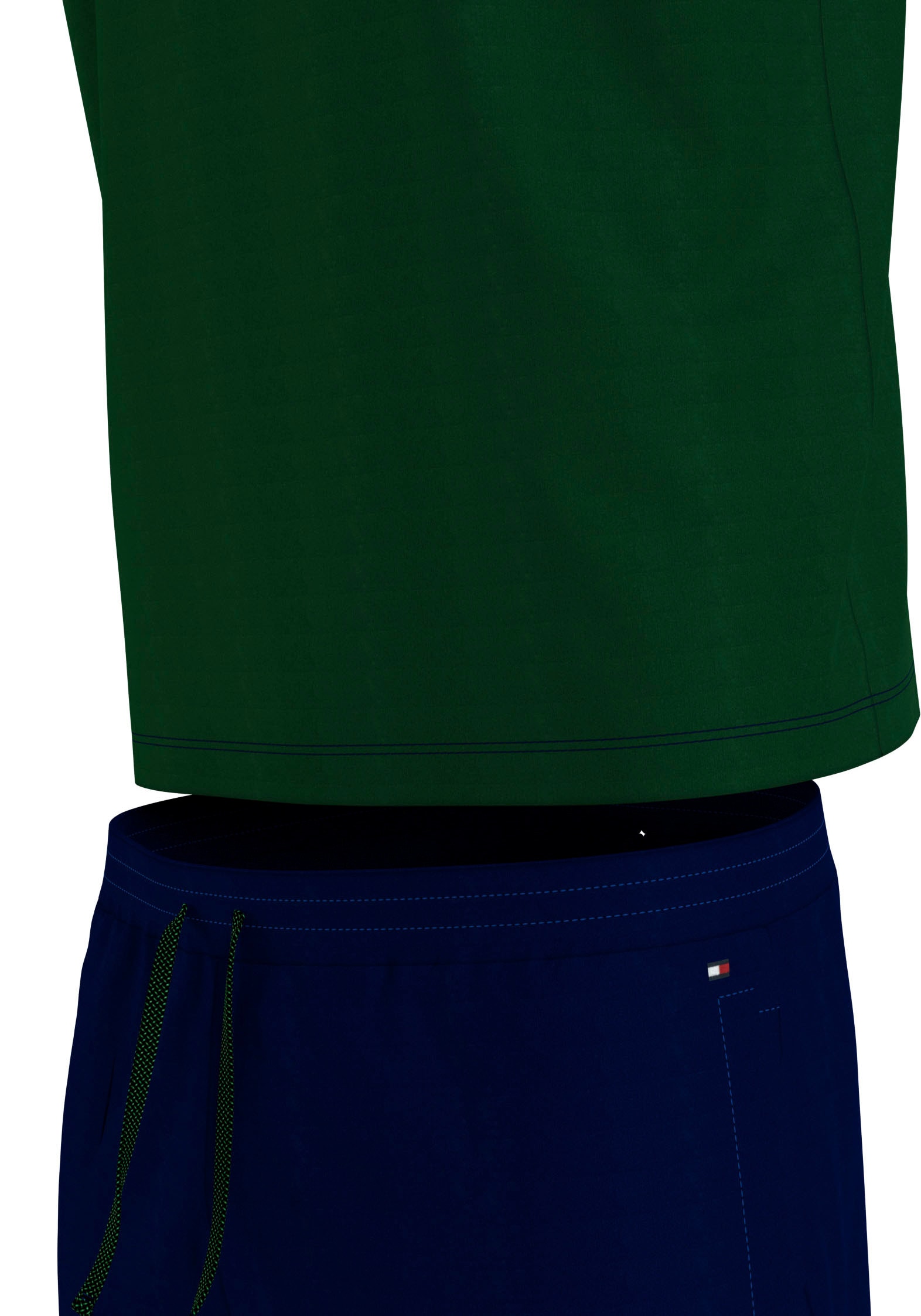 Tommy Hilfiger Underwear Pyjama »SS JERSEY PJ SET DRAWSTRING«, (Set, 2 tlg., 2er), mit kultigem Logoschriftzug auf der Brust