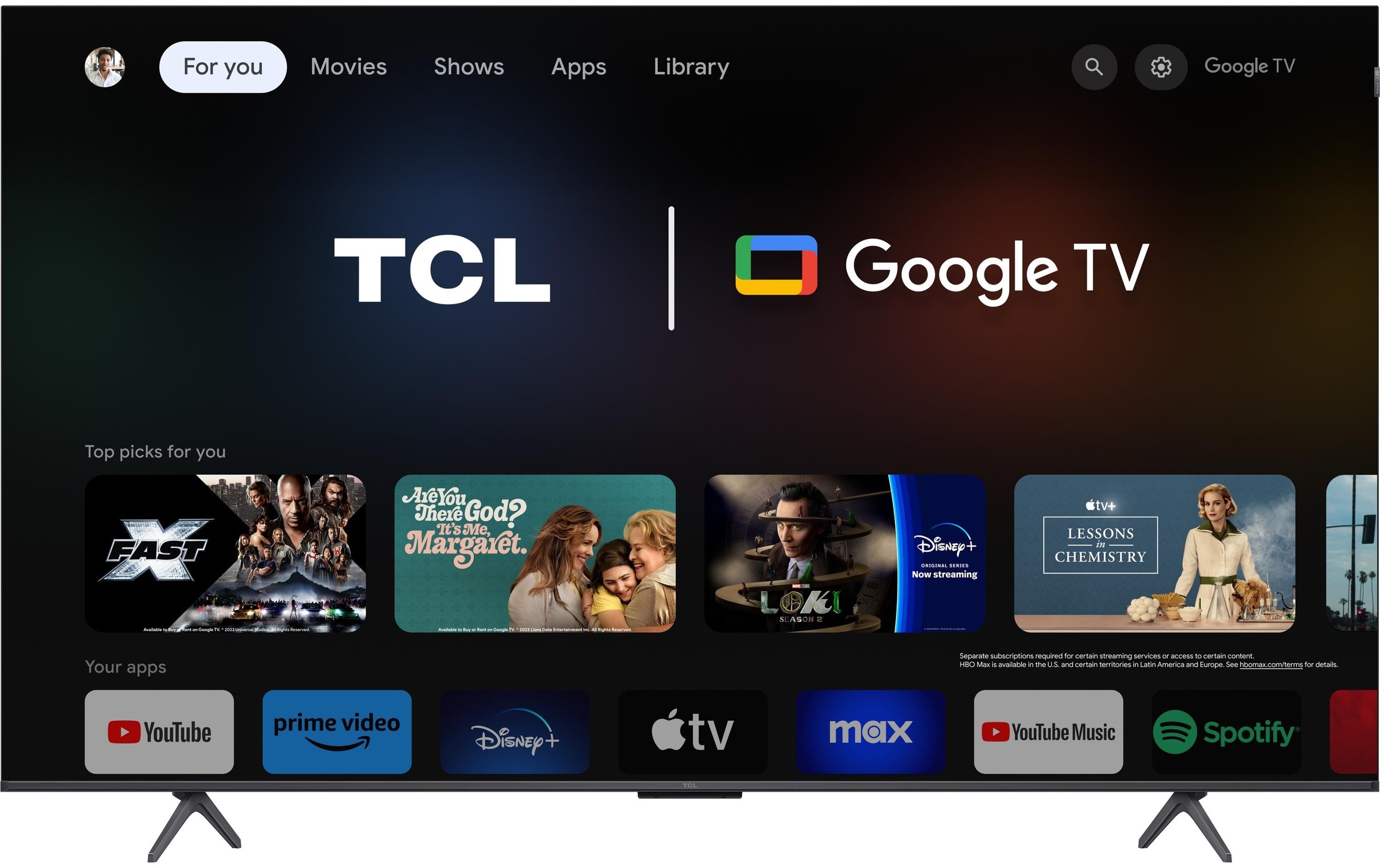 TCL QLED-Fernseher »65C655«, 4K Ultra HD