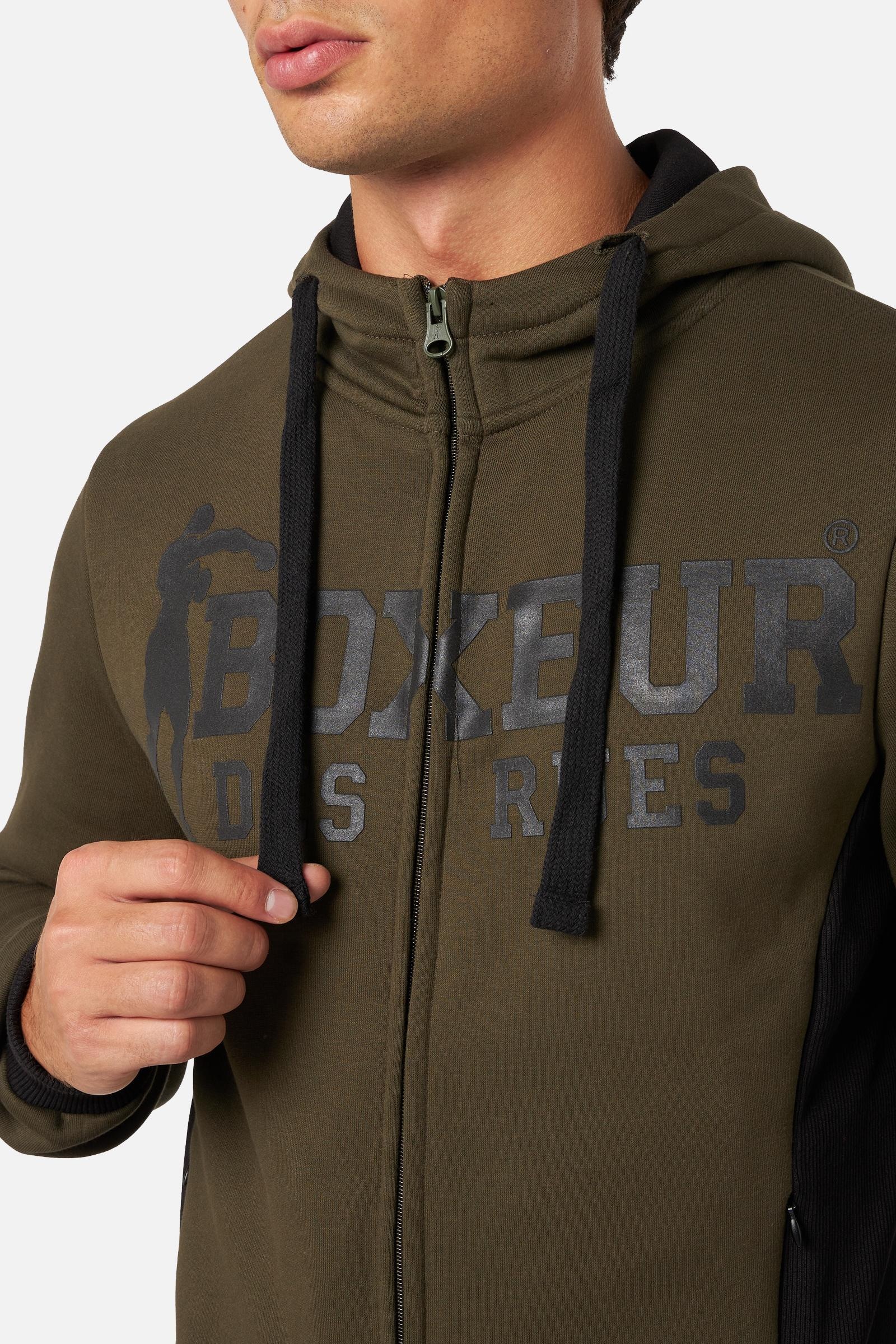 BOXEUR DES RUES Sweatjacke »BOXEUR DES RUES Sweatjacke Hooded Full Zip Sweatshirt«