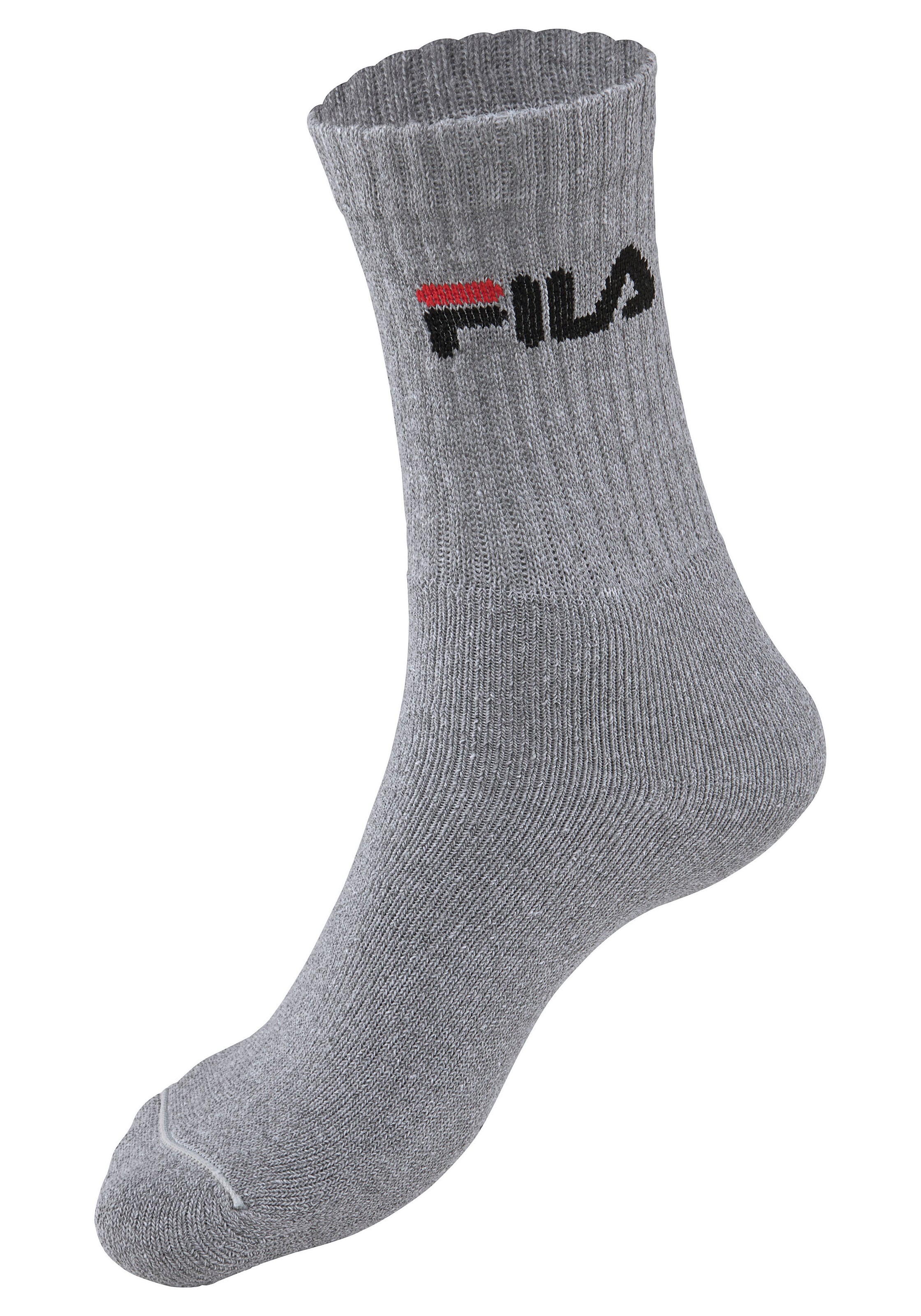 Fila Tennissocken, (6 Paar), mit eingestricktem Logo