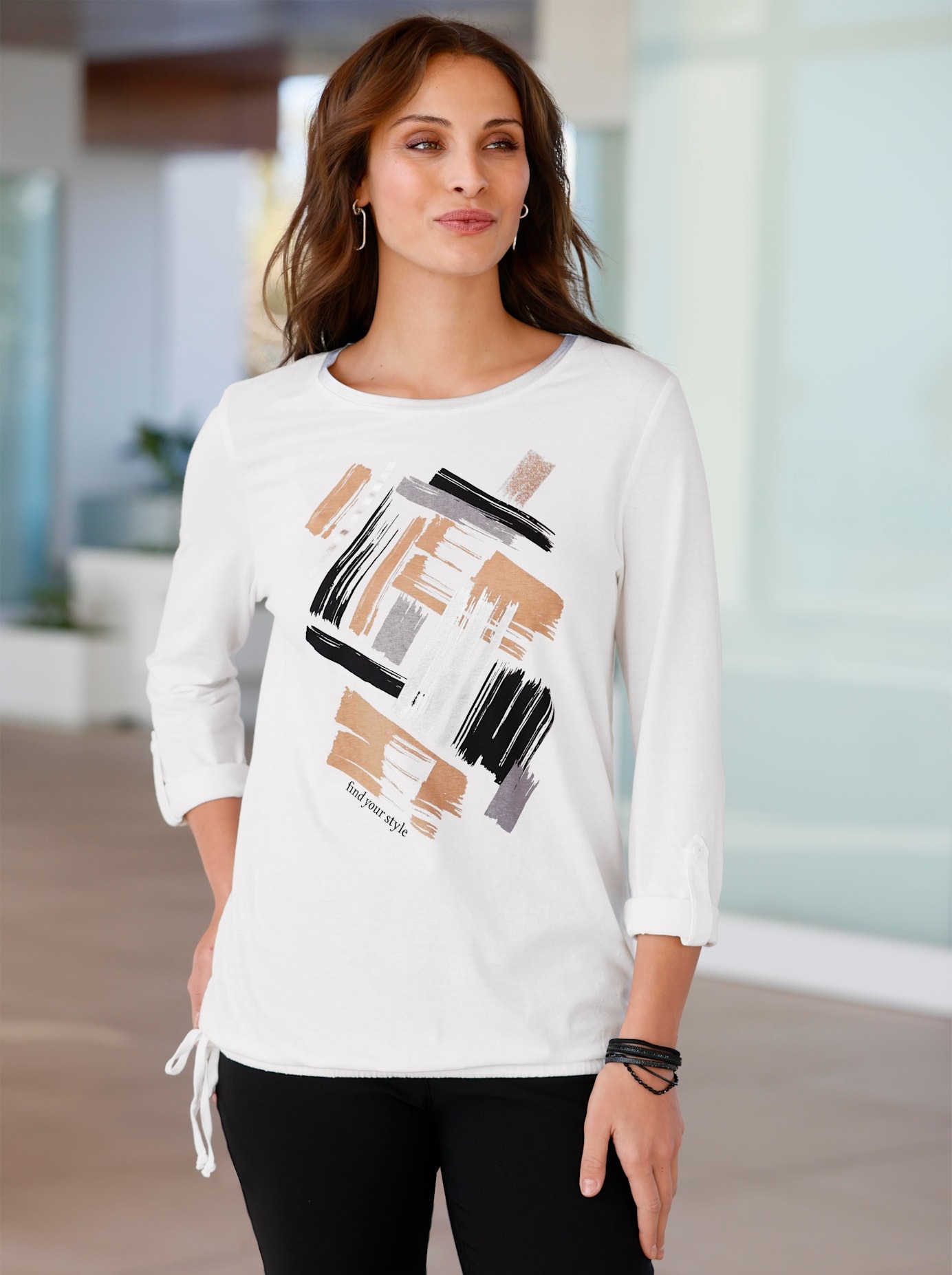 Inspirationen Langarmshirt »Print-Shirt« 1 Stk.