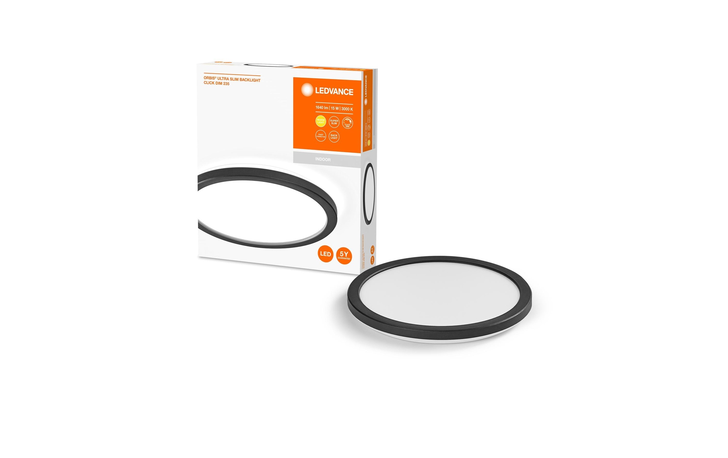 LED Deckenleuchte »Orbis Ultra Slim, Ø 45435 cm, 3000K,« Warmweiss