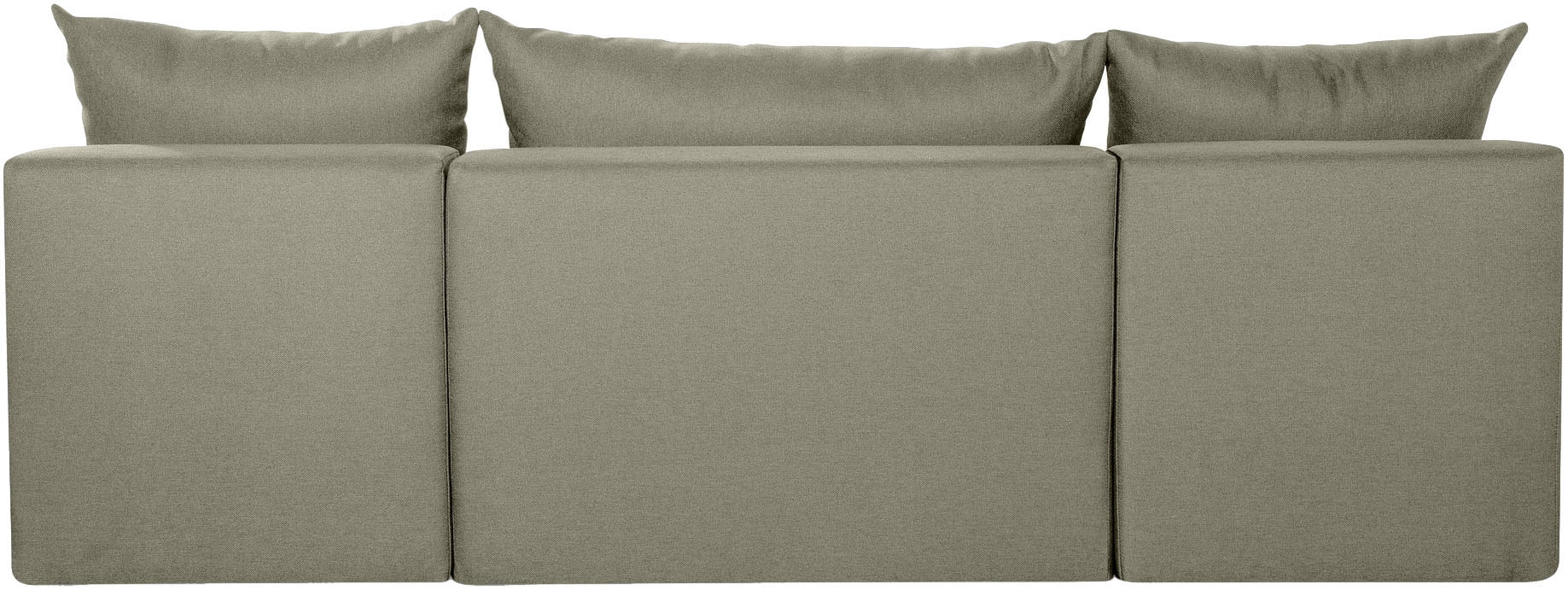 COLLECTION AB Wohnlandschaft »Pico U-Form«, Wohnlandschaft,2 X Ottomane,Polyätherschaum Polsterung